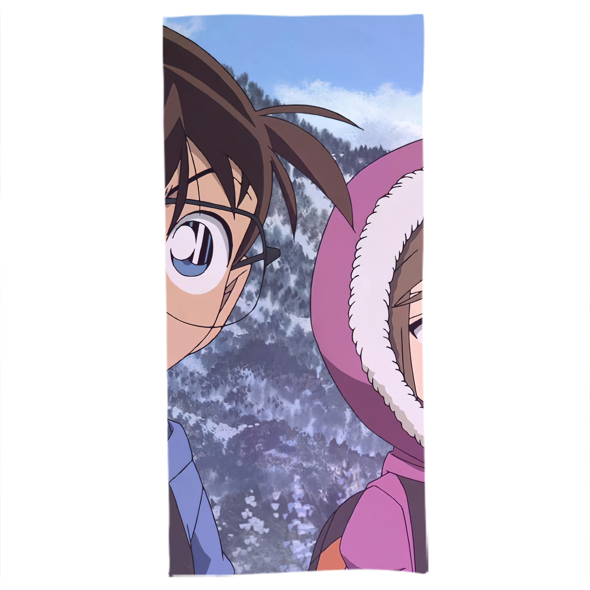 （画像用） 名探偵コナン Detective Conan 大判バスタオル 70×140cm 吸水速乾 柔らかい肌触り