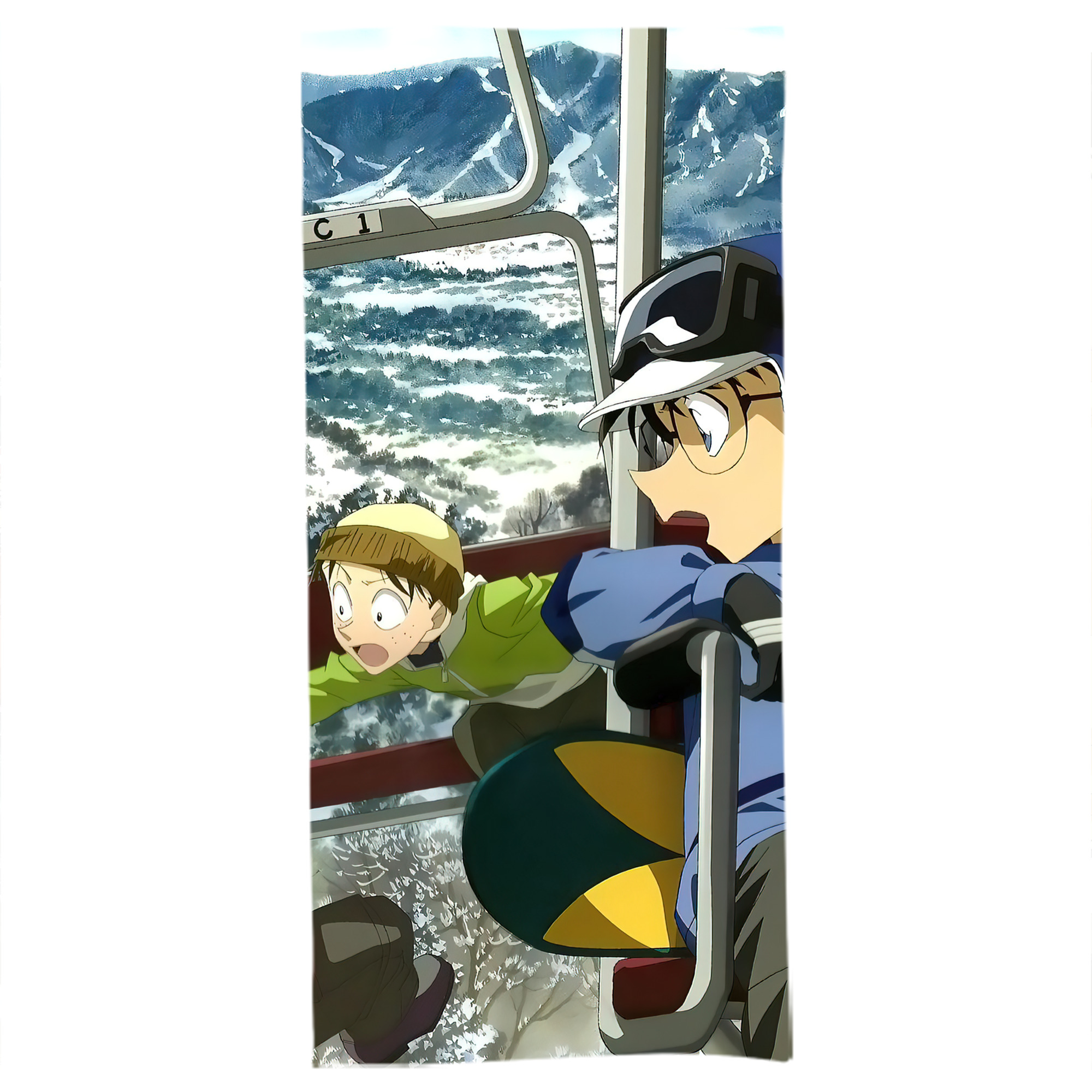 （画像用） 名探偵コナン Detective Conan 大判バスタオル 70×140cm 吸水速乾 柔らかい肌触り