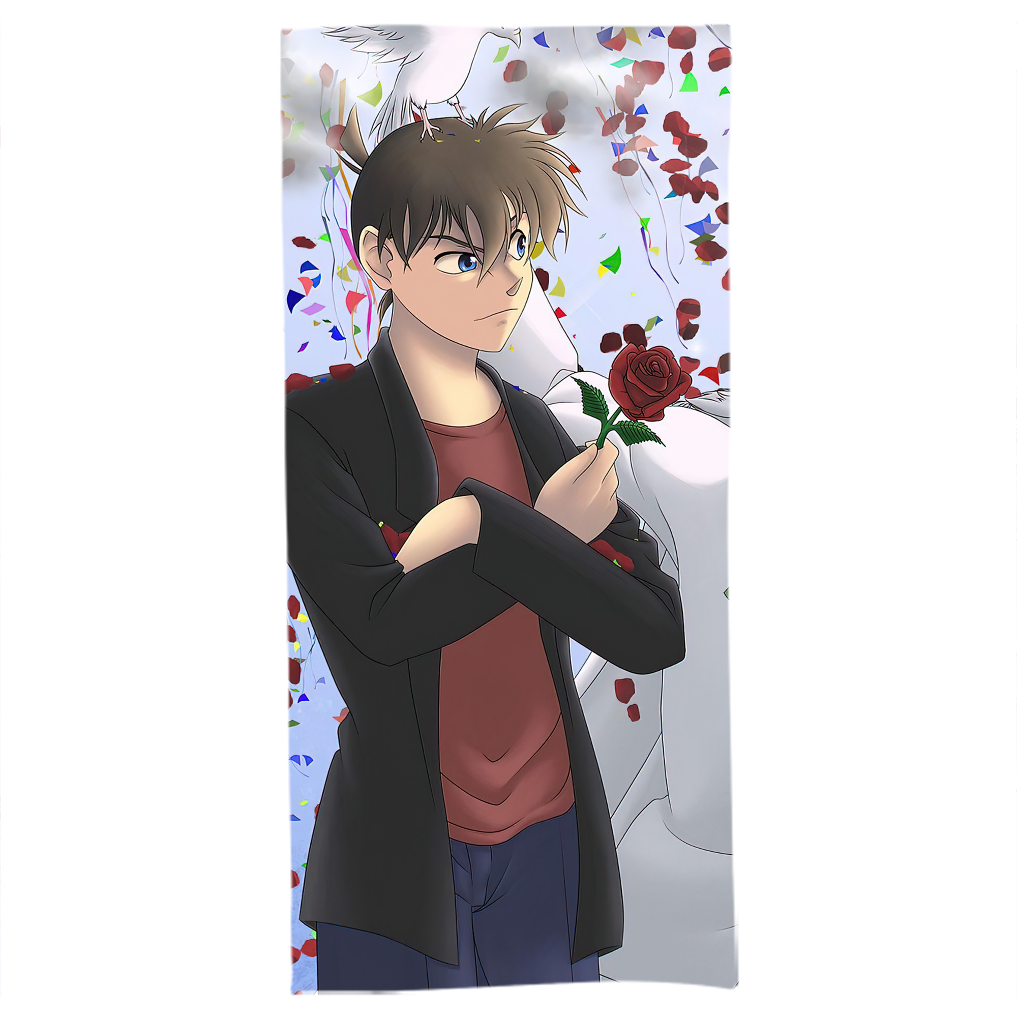 （画像用） 名探偵コナン Detective Conan 大判バスタオル 70×140cm 吸水速乾 柔らかい肌触り