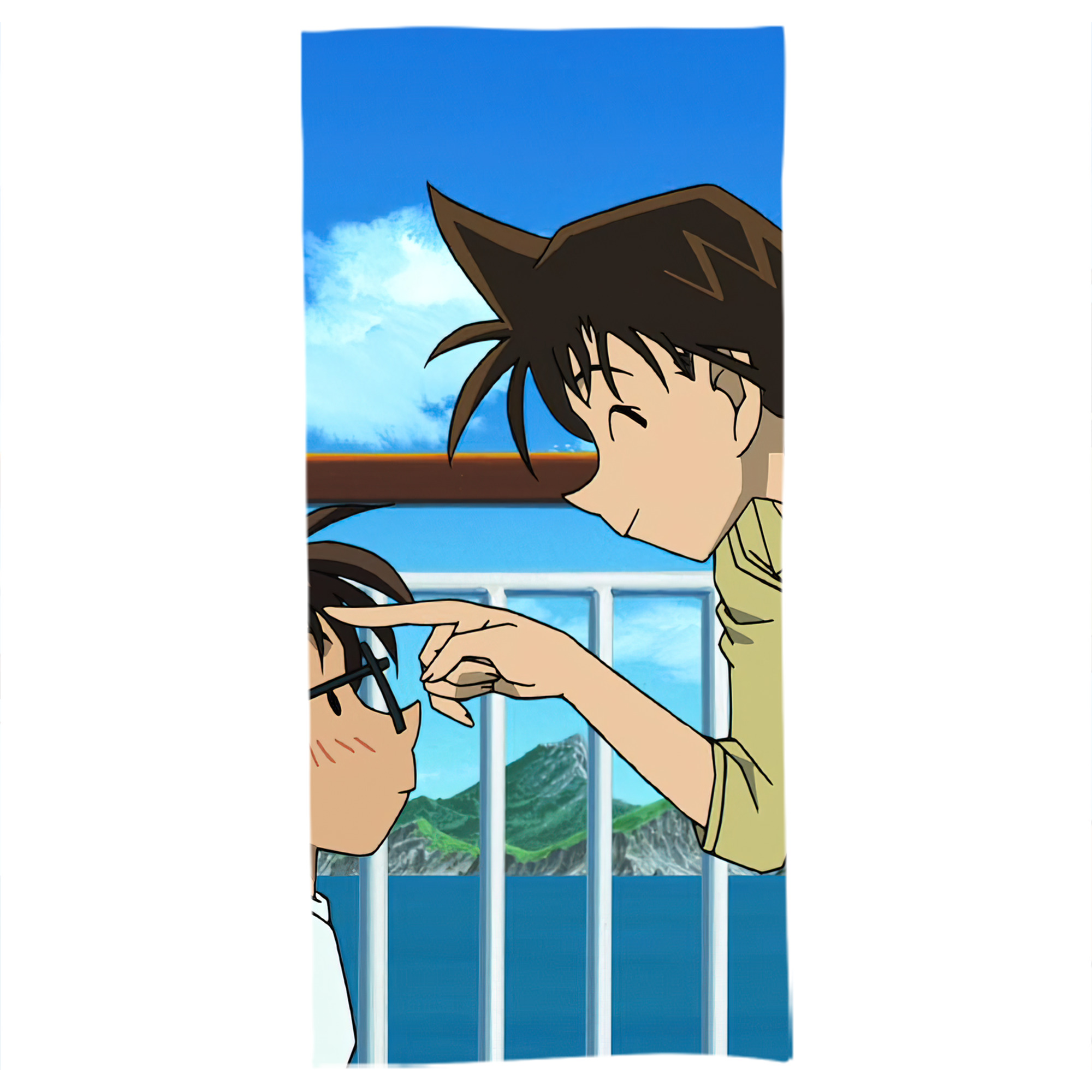 （画像用） 名探偵コナン Detective Conan 大判バスタオル 70×140cm 吸水速乾 柔らかい肌触り