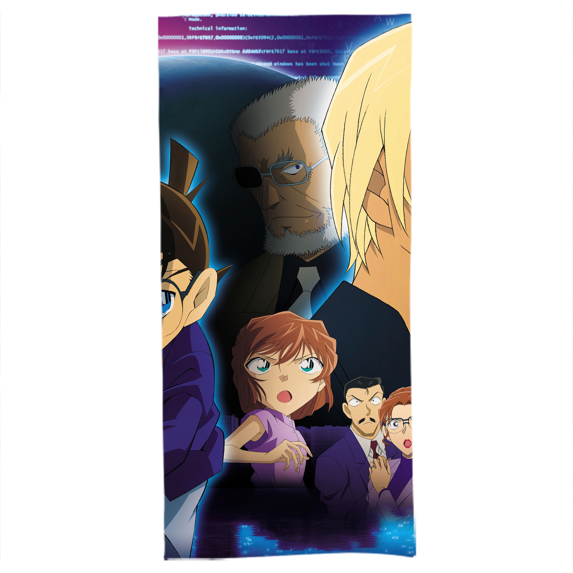 （画像用） 名探偵コナン Detective Conan 大判バスタオル 70×140cm 吸水速乾 柔らかい肌触り