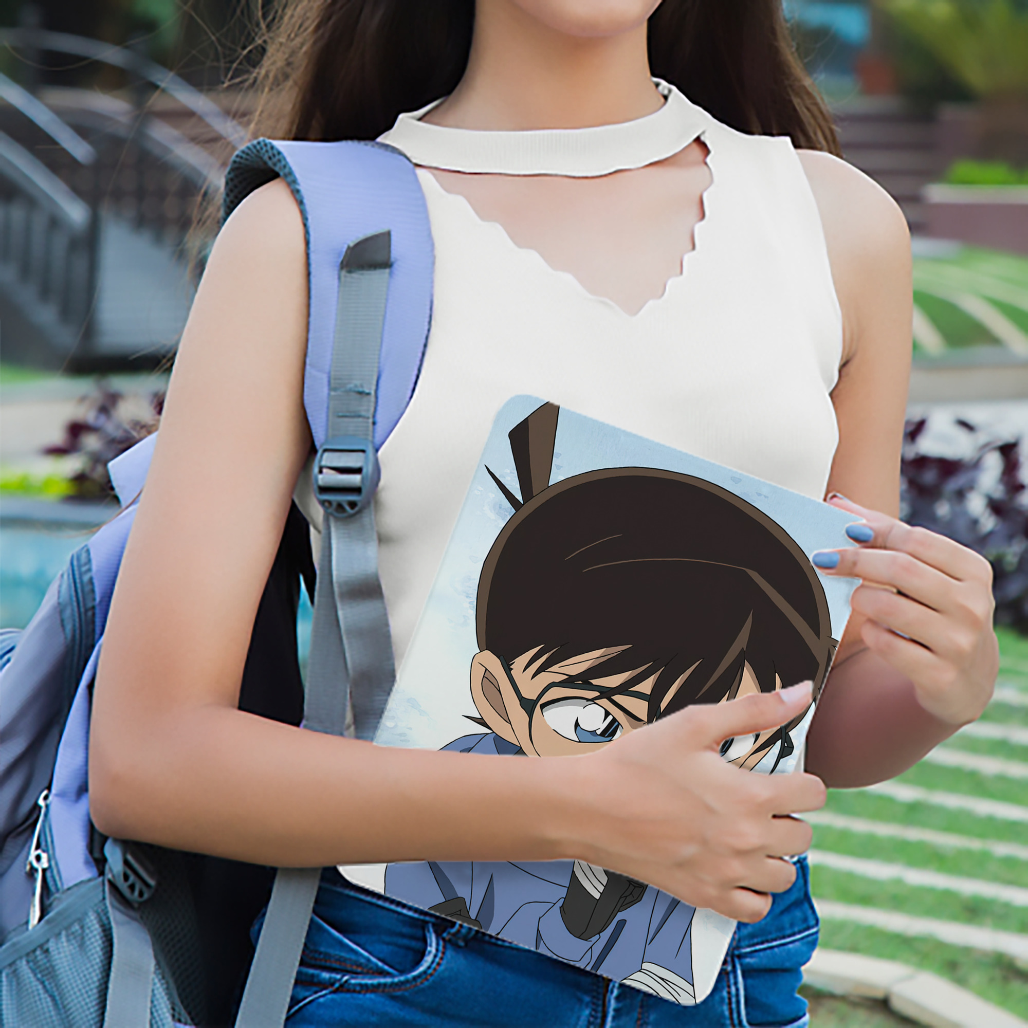 名探偵コナン Detective Conan IPad ケース ブック型 PUレザー TPU 耐衝撃 軽量 薄型 ペン収納なし 全面保護 IPad 各モデル対応