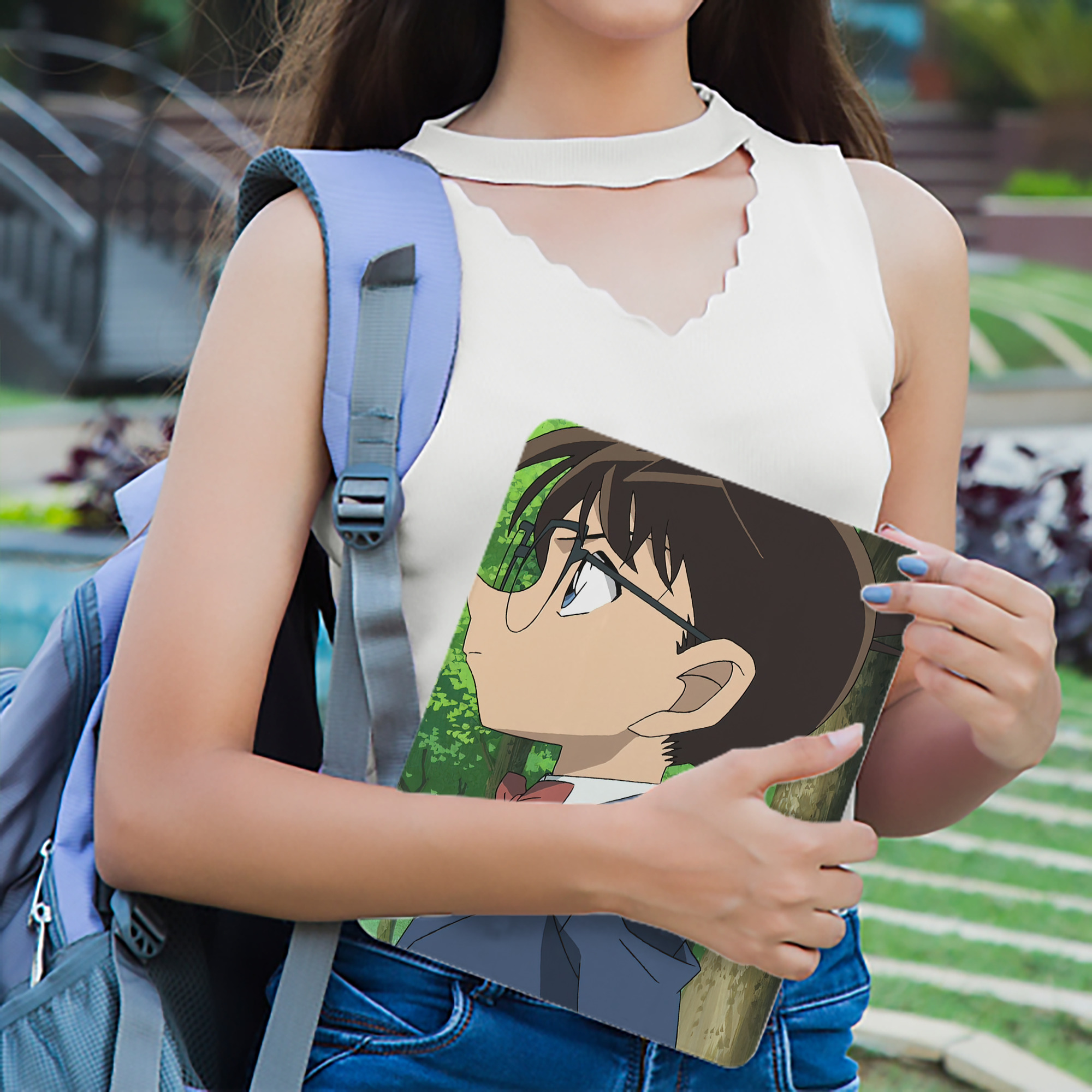 名探偵コナン Detective Conan IPad ケース ブック型 PUレザー TPU 耐衝撃 軽量 薄型 ペン収納なし 全面保護 IPad 各モデル対応