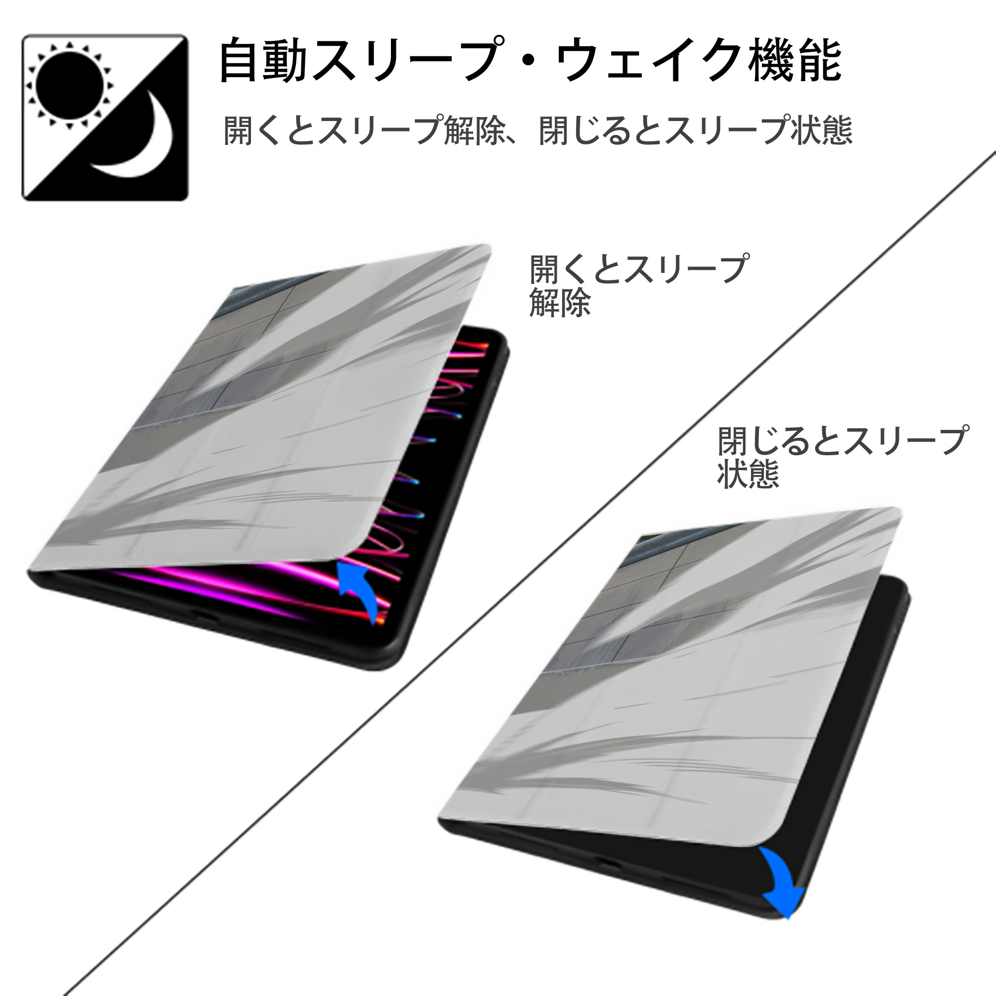 名探偵コナン Detective Conan IPad ケース ブック型 PUレザー TPU 耐衝撃 軽量 薄型 ペン収納なし 全面保護 IPad 各モデル対応