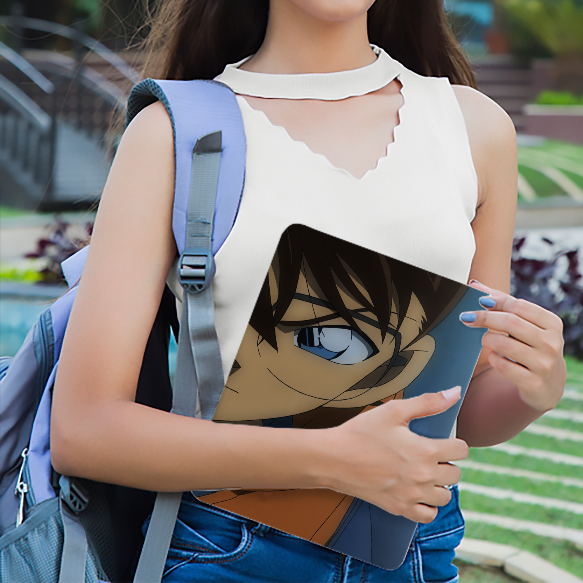 名探偵コナン Detective Conan IPad ケース ブック型 PUレザー TPU 耐衝撃 軽量 薄型 ペン収納なし 全面保護 IPad 各モデル対応