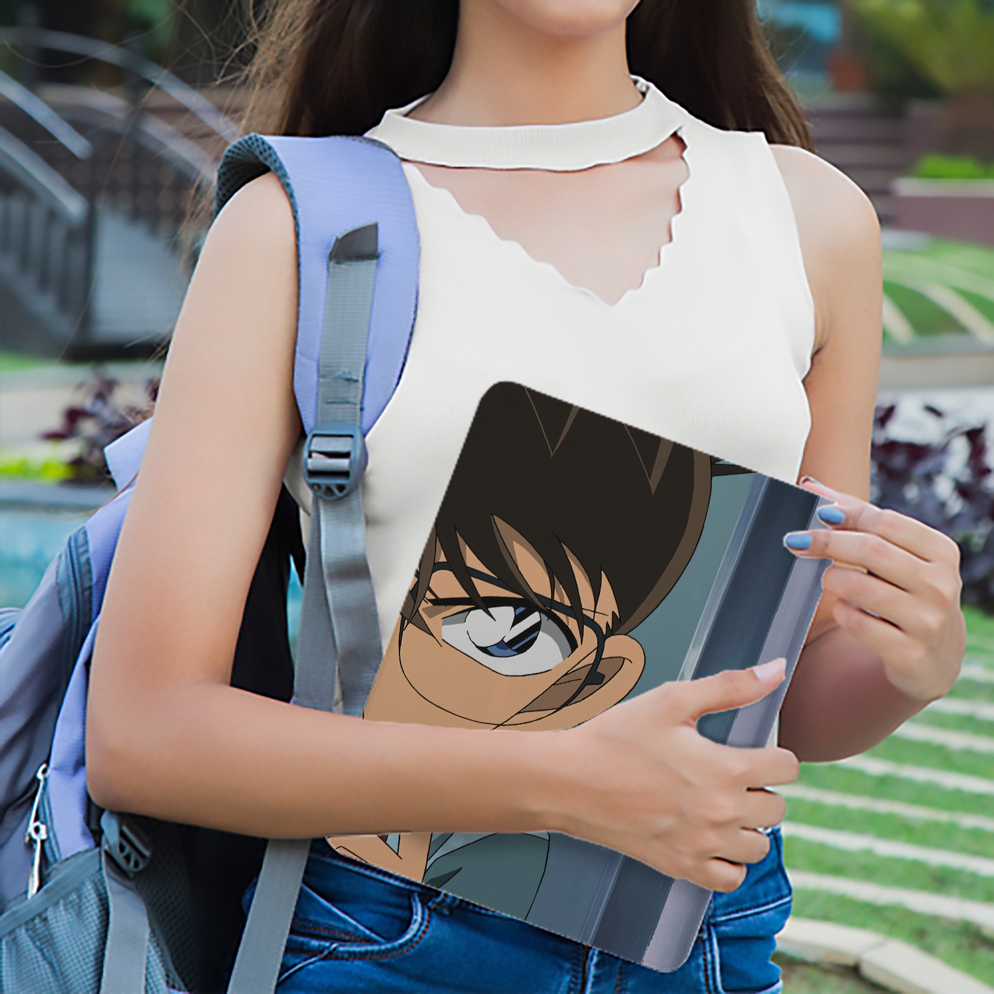 名探偵コナン Detective Conan IPad ケース ブック型 PUレザー TPU 耐衝撃 軽量 薄型 ペン収納なし 全面保護 IPad 各モデル対応