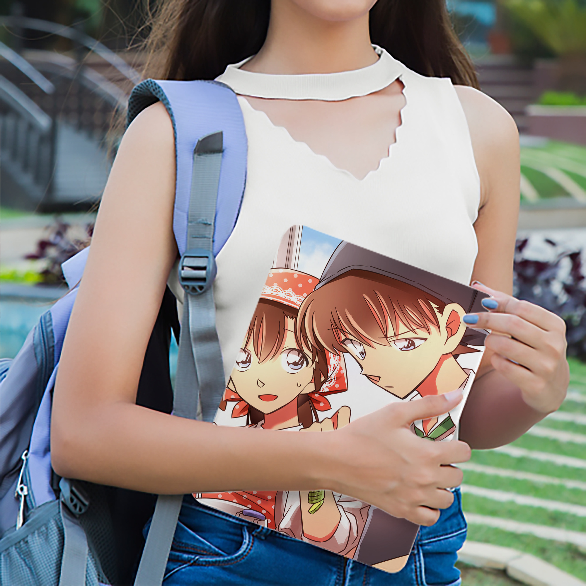 名探偵コナン Detective Conan IPad ケース ブック型 PUレザー TPU 耐衝撃 軽量 薄型 ペン収納なし 全面保護 IPad 各モデル対応