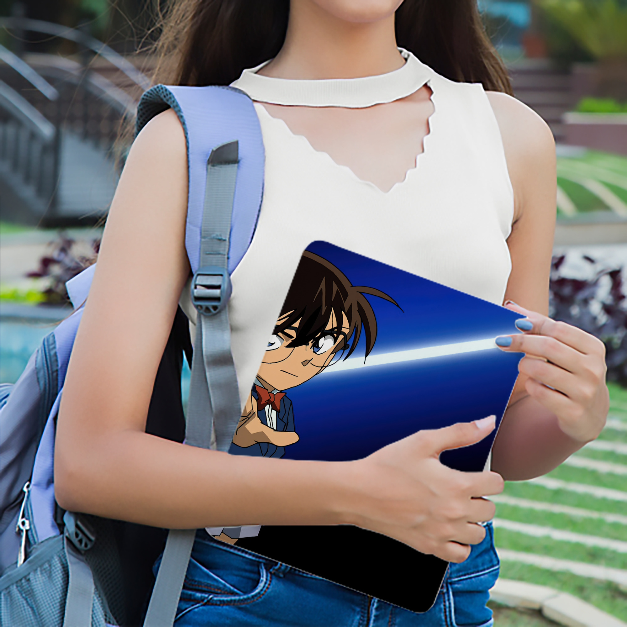 名探偵コナン Detective Conan IPadケース ペンホルダー付き ブックスタイルデザイン