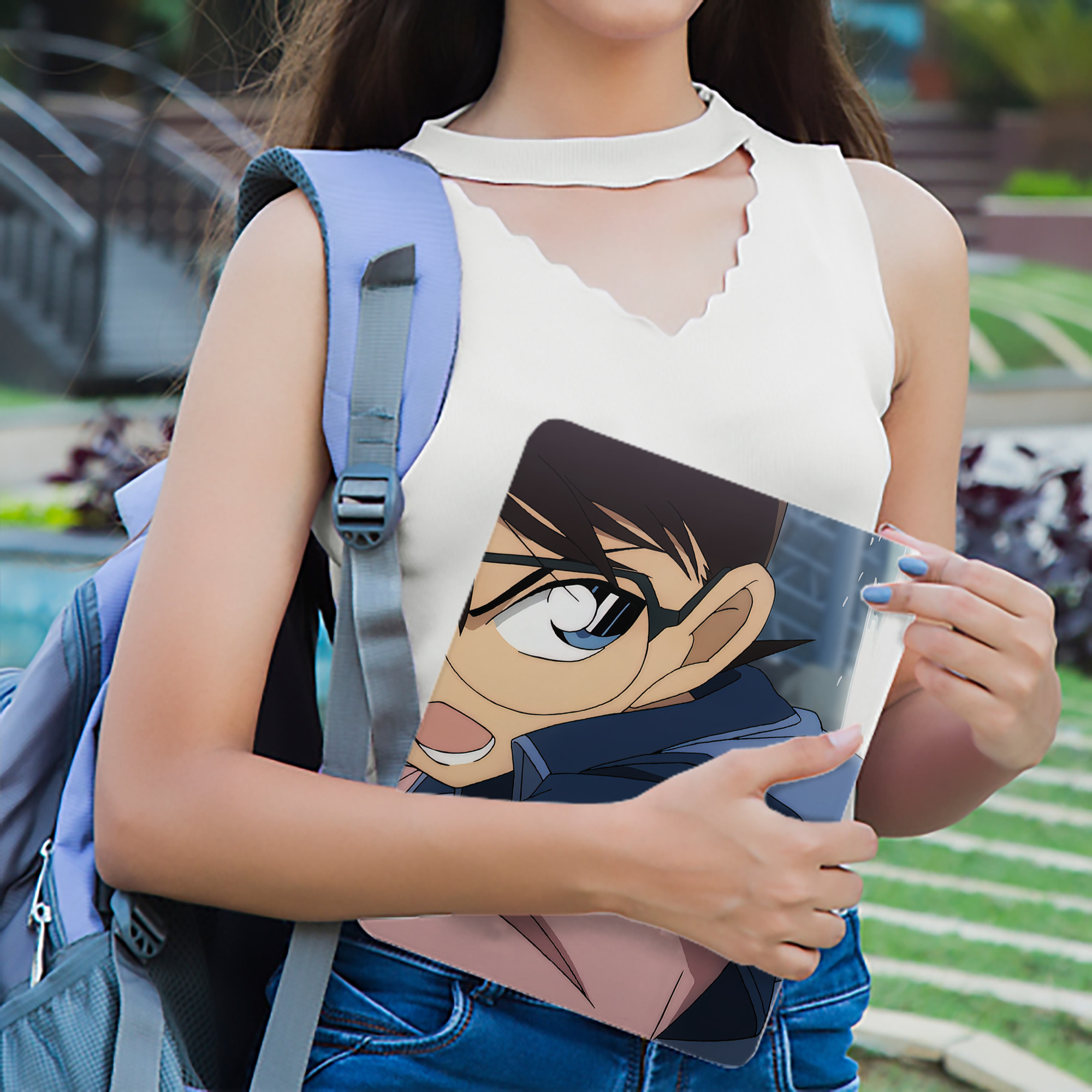 名探偵コナン Detective Conan IPadケース ペンホルダー付き ブックスタイルデザイン