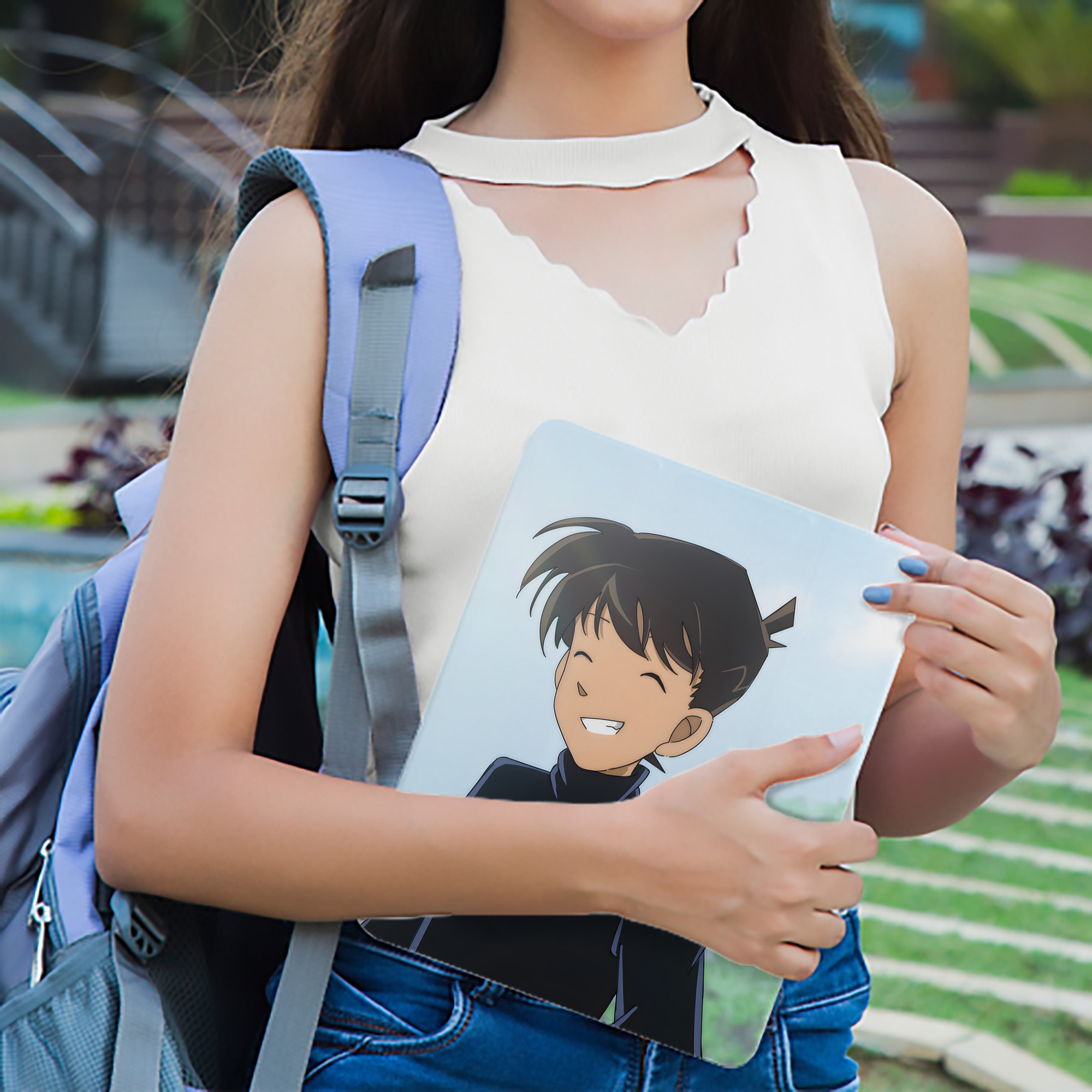 名探偵コナン Detective Conan IPadケース ペンホルダー付き ブックスタイルデザイン