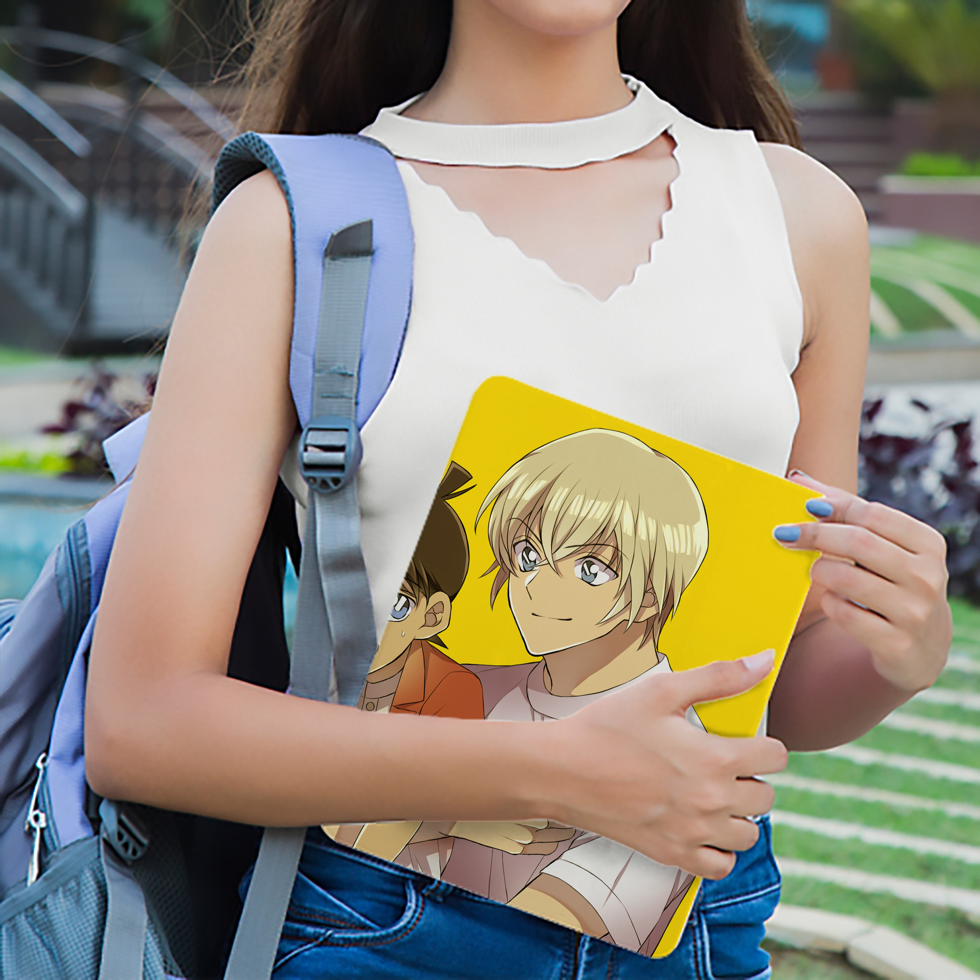 名探偵コナン Detective Conan IPadケース ペンホルダー付き ブックスタイルデザイン