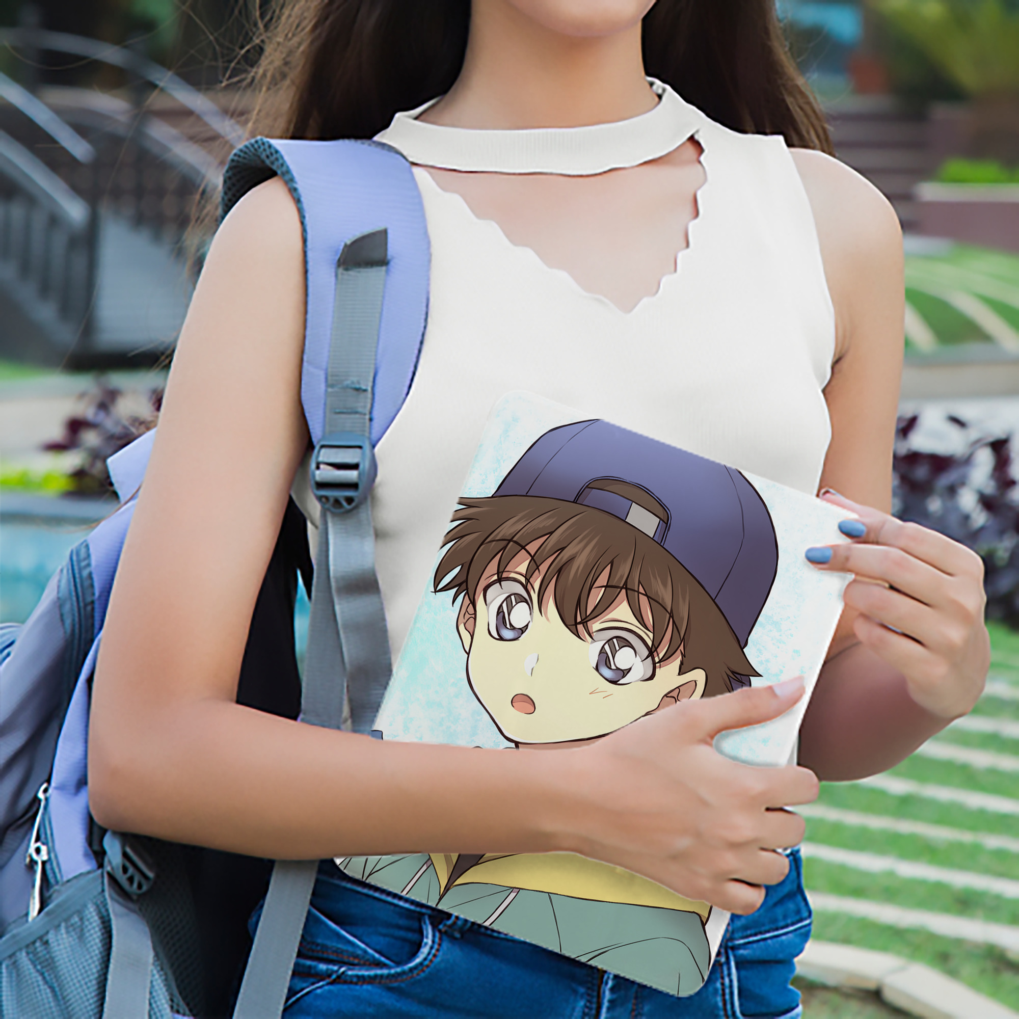名探偵コナン Detective Conan IPadケース ペンホルダー付き ブックスタイルデザイン
