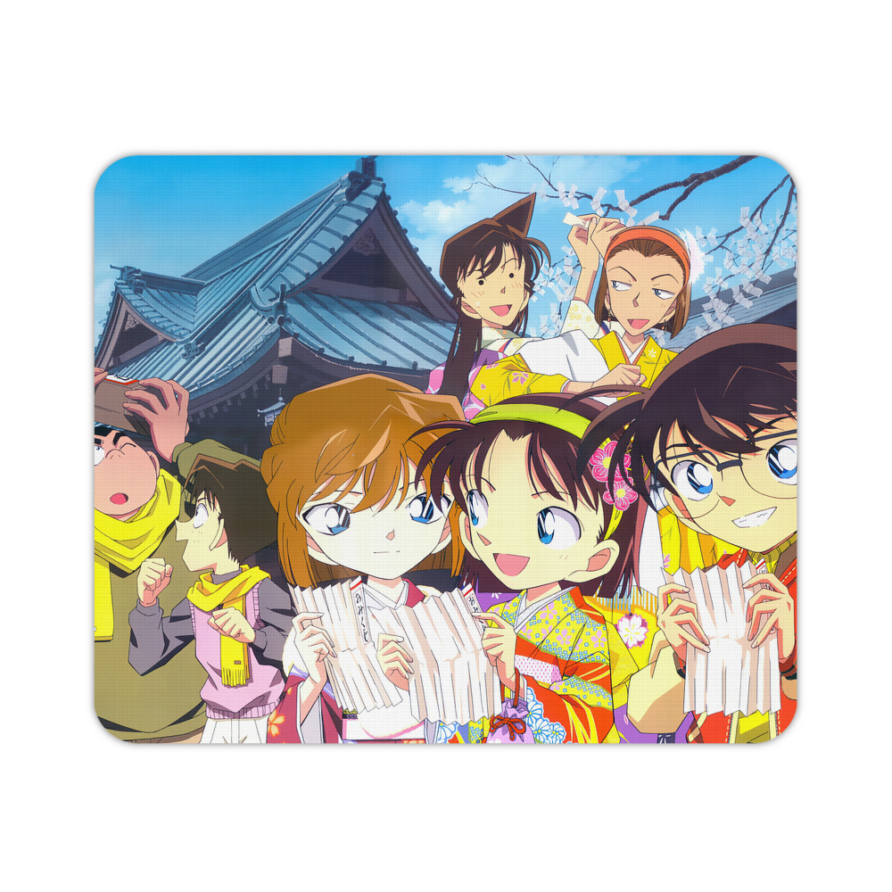 （画像用） 名探偵コナン Detective Conan マウスパッド ステッチ加工 ラバー素材 防水 滑り止め 超薄型 ゲーミング/オフィス対応