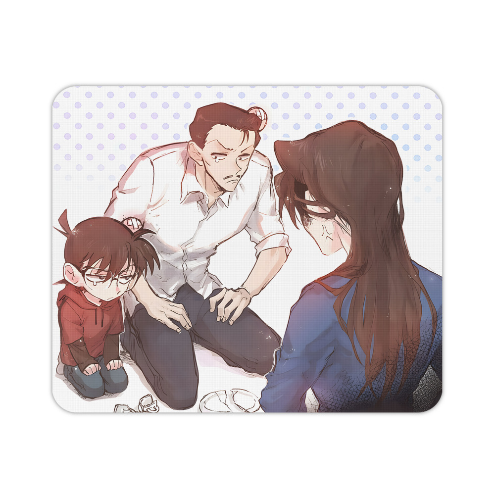 （画像用） 名探偵コナン Detective Conan マウスパッド ステッチ加工 ラバー素材 防水 滑り止め 超薄型 ゲーミング/オフィス対応