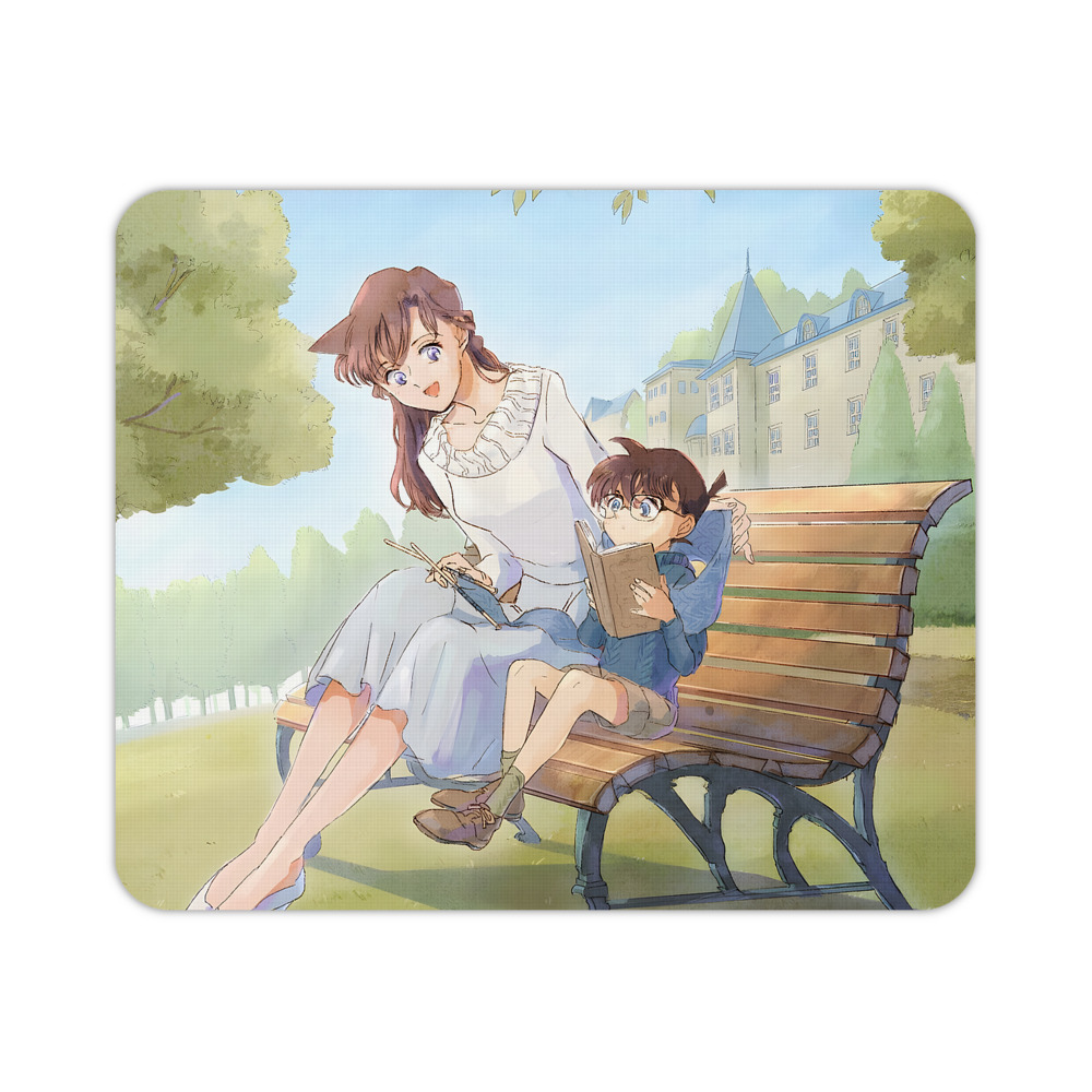 （画像用） 名探偵コナン Detective Conan マウスパッド ステッチ加工 ラバー素材 防水 滑り止め 超薄型 ゲーミング/オフィス対応