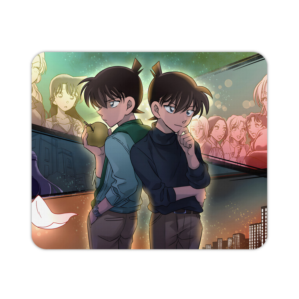 （画像用） 名探偵コナン Detective Conan マウスパッド ステッチ加工 ラバー素材 防水 滑り止め 超薄型 ゲーミング/オフィス対応