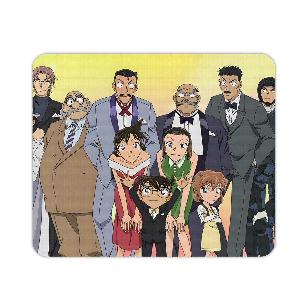 （画像用） 名探偵コナン Detective Conan マウスパッド ステッチ加工 ラバー素材 防水 滑り止め 超薄型 ゲーミング/オフィス対応