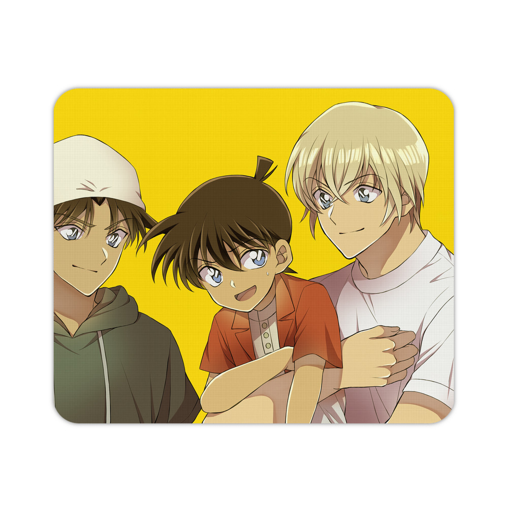 （画像用） 名探偵コナン Detective Conan マウスパッド ステッチ加工 ラバー素材 防水 滑り止め 超薄型 ゲーミング/オフィス対応