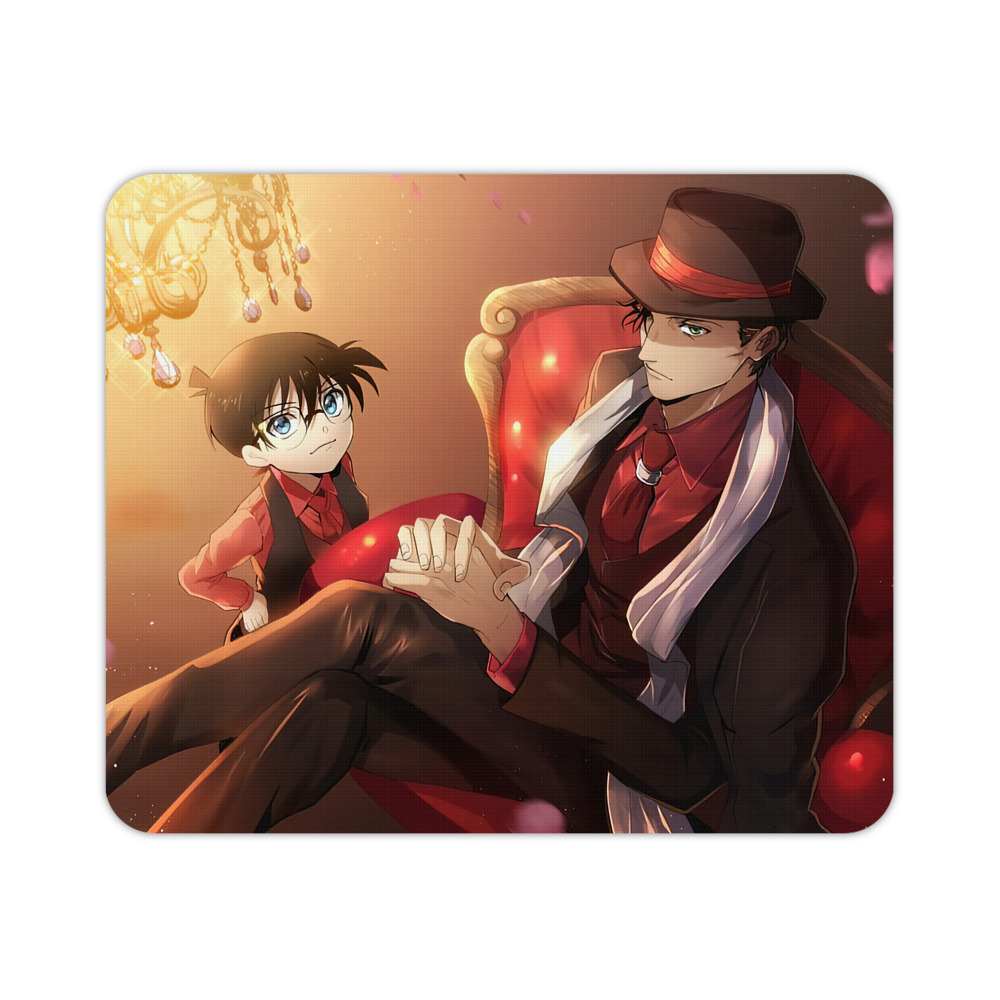 （画像用） 名探偵コナン Detective Conan マウスパッド ステッチ加工 ラバー素材 防水 滑り止め 超薄型 ゲーミング/オフィス対応