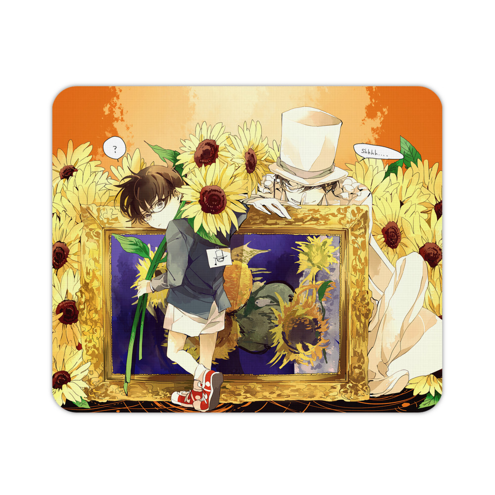（画像用） 名探偵コナン Detective Conan マウスパッド ステッチ加工 ラバー素材 防水 滑り止め 超薄型 ゲーミング/オフィス対応