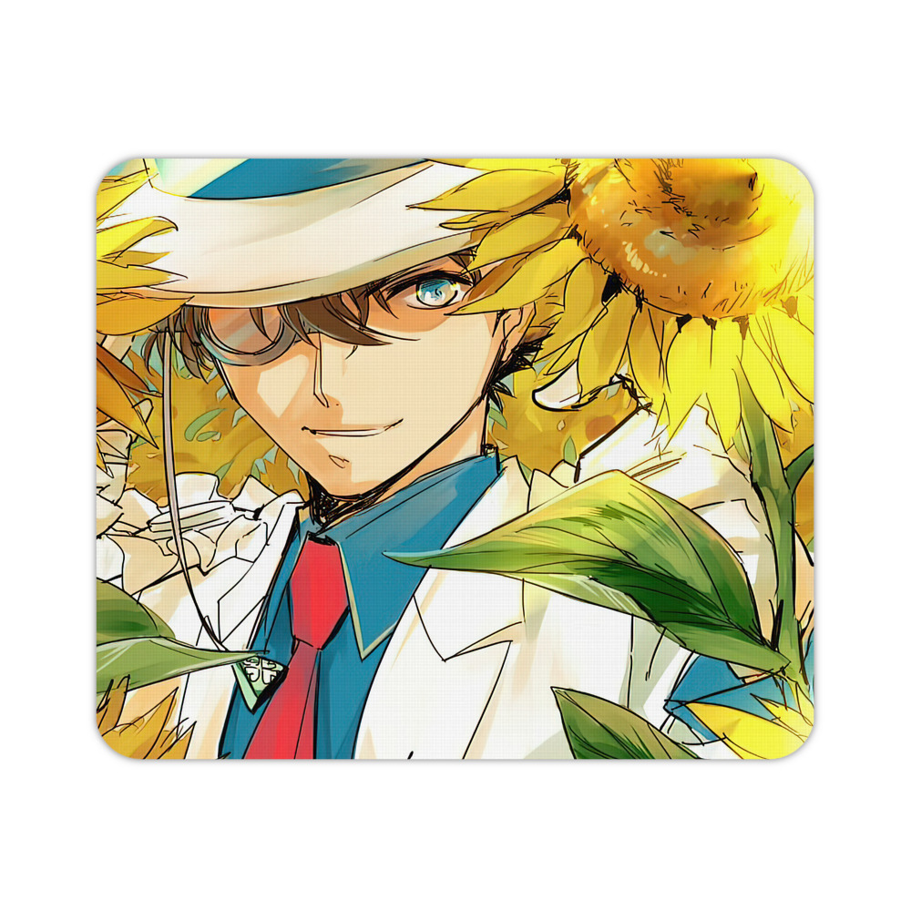 （画像用） 名探偵コナン Detective Conan マウスパッド ステッチ加工 ラバー素材 防水 滑り止め 超薄型 ゲーミング/オフィス対応