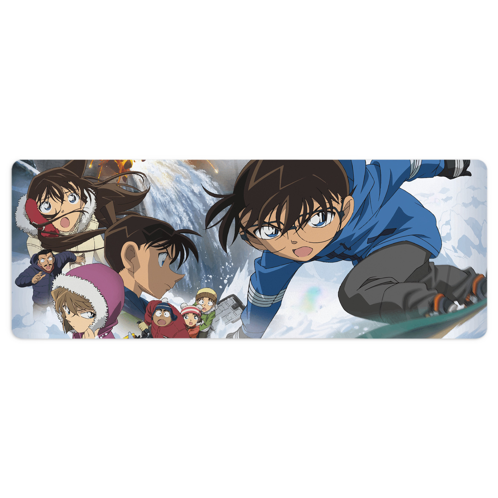 （画像用） 名探偵コナン Detective Conan ステッチ加工 大判デスクマット／滑り止めマウスパッド