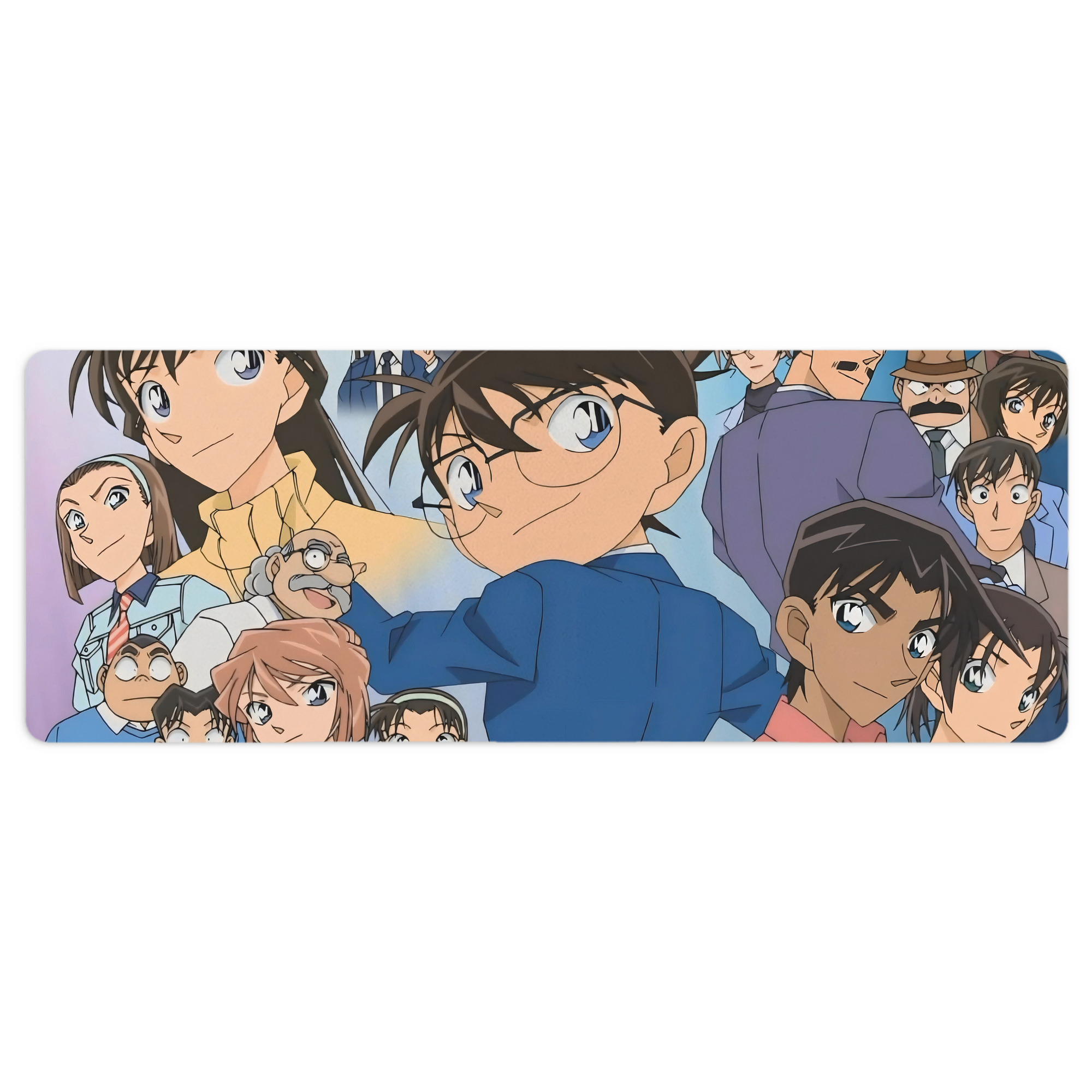 （画像用） 名探偵コナン Detective Conan ステッチ加工 大判デスクマット／滑り止めマウスパッド