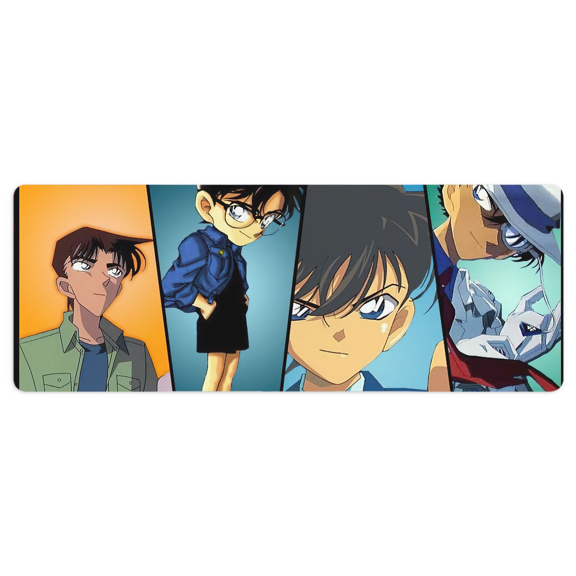 （画像用） 名探偵コナン Detective Conan ステッチ加工 大判デスクマット／滑り止めマウスパッド