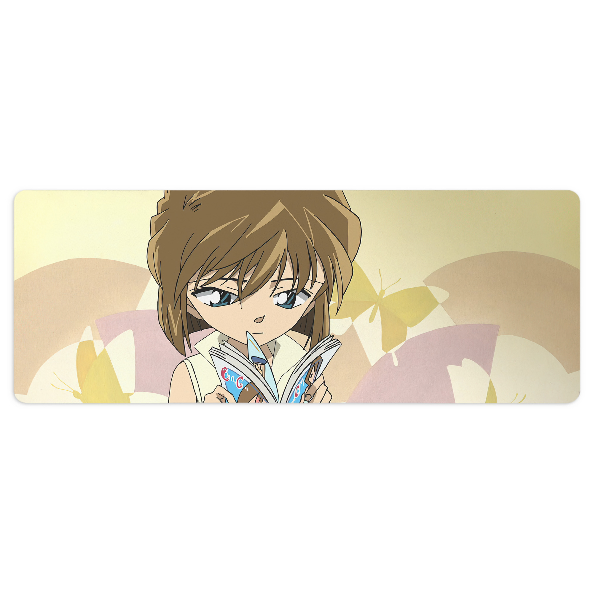 （画像用） 名探偵コナン Detective Conan ステッチ加工 大判デスクマット／滑り止めマウスパッド