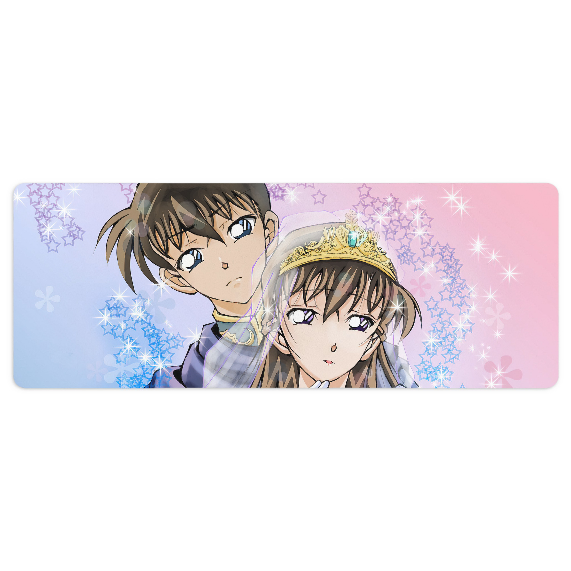 （画像用） 名探偵コナン Detective Conan ステッチ加工 大判デスクマット／滑り止めマウスパッド
