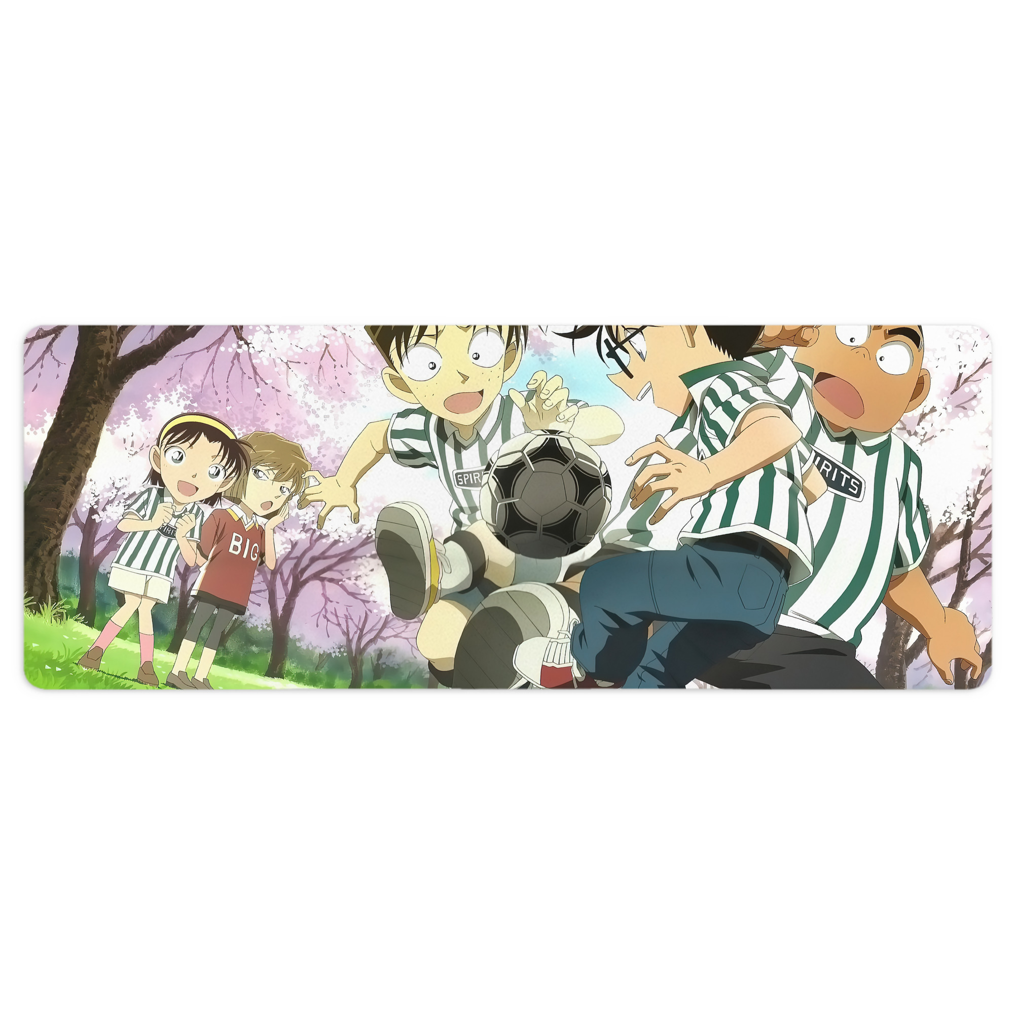 （画像用） 名探偵コナン Detective Conan ステッチ加工 大判デスクマット／滑り止めマウスパッド