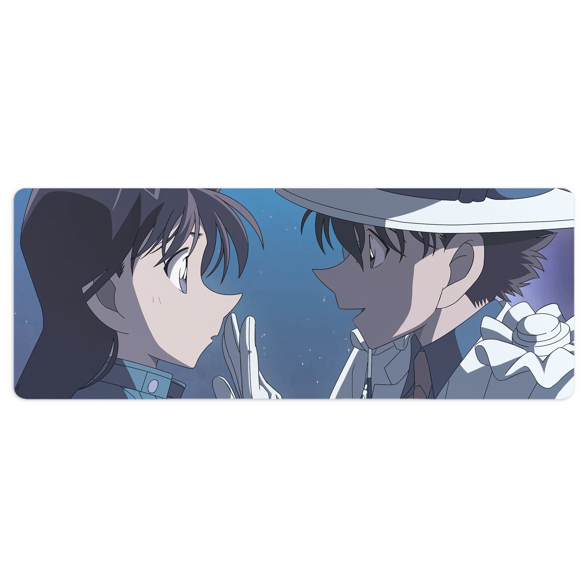 （画像用） 名探偵コナン Detective Conan ステッチ加工 大判デスクマット／滑り止めマウスパッド