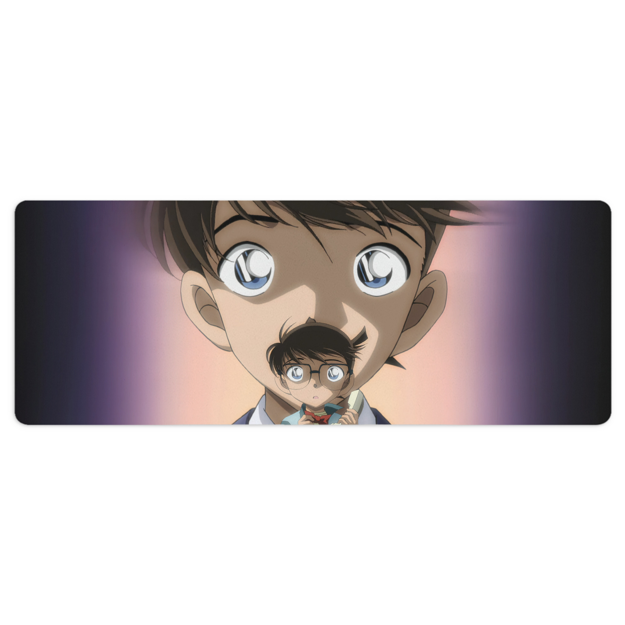（画像用） 名探偵コナン Detective Conan ステッチ加工 大判デスクマット／滑り止めマウスパッド