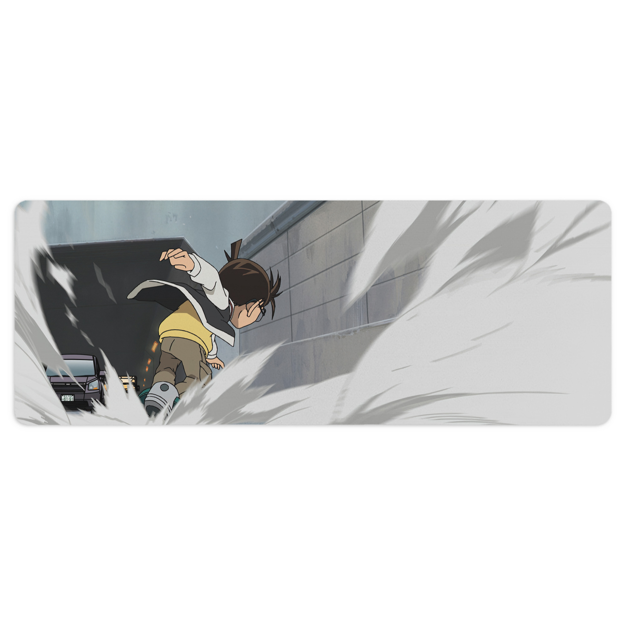 （画像用） 名探偵コナン Detective Conan ステッチ加工 大判デスクマット／滑り止めマウスパッド
