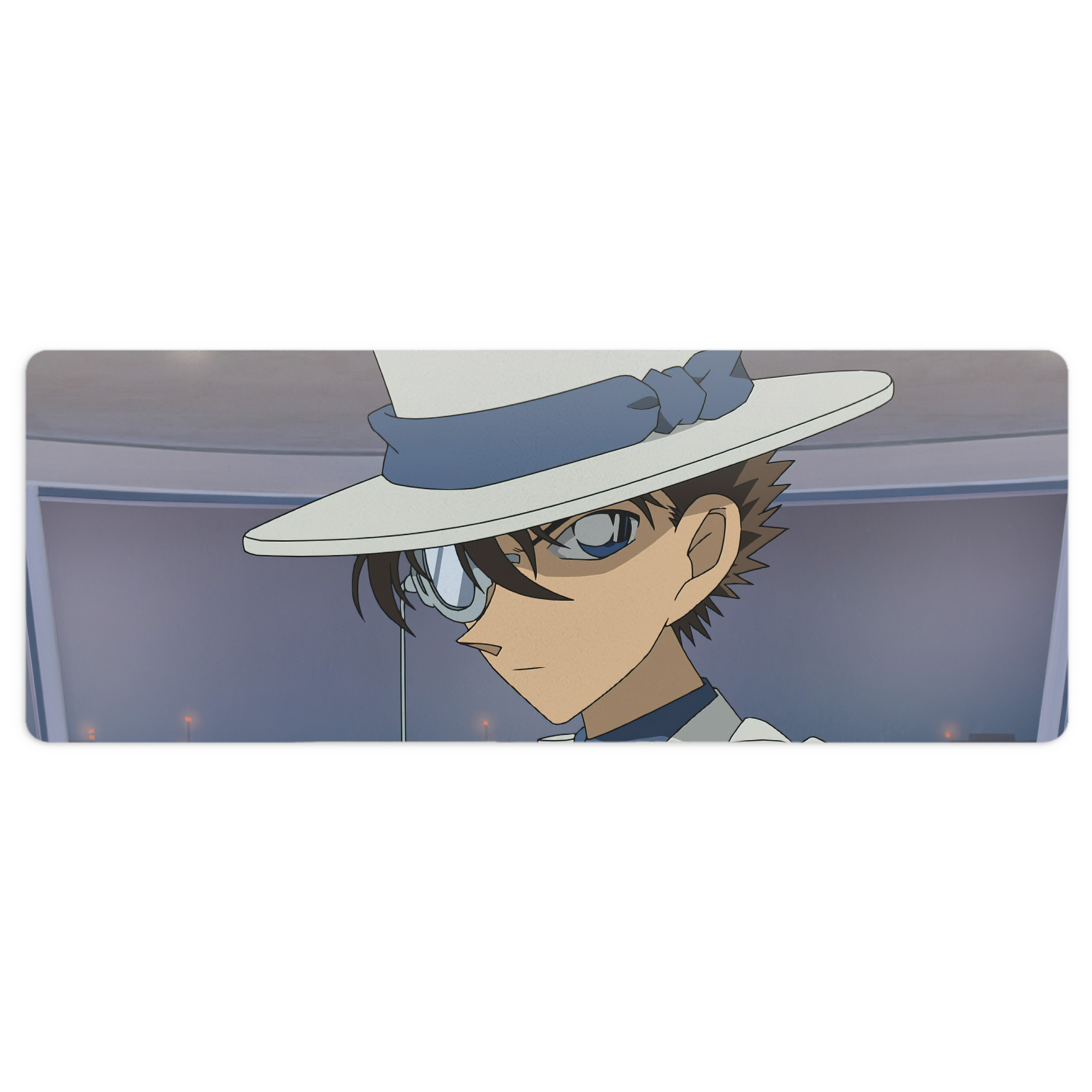 （画像用） 名探偵コナン Detective Conan ステッチ加工 大判デスクマット／滑り止めマウスパッド