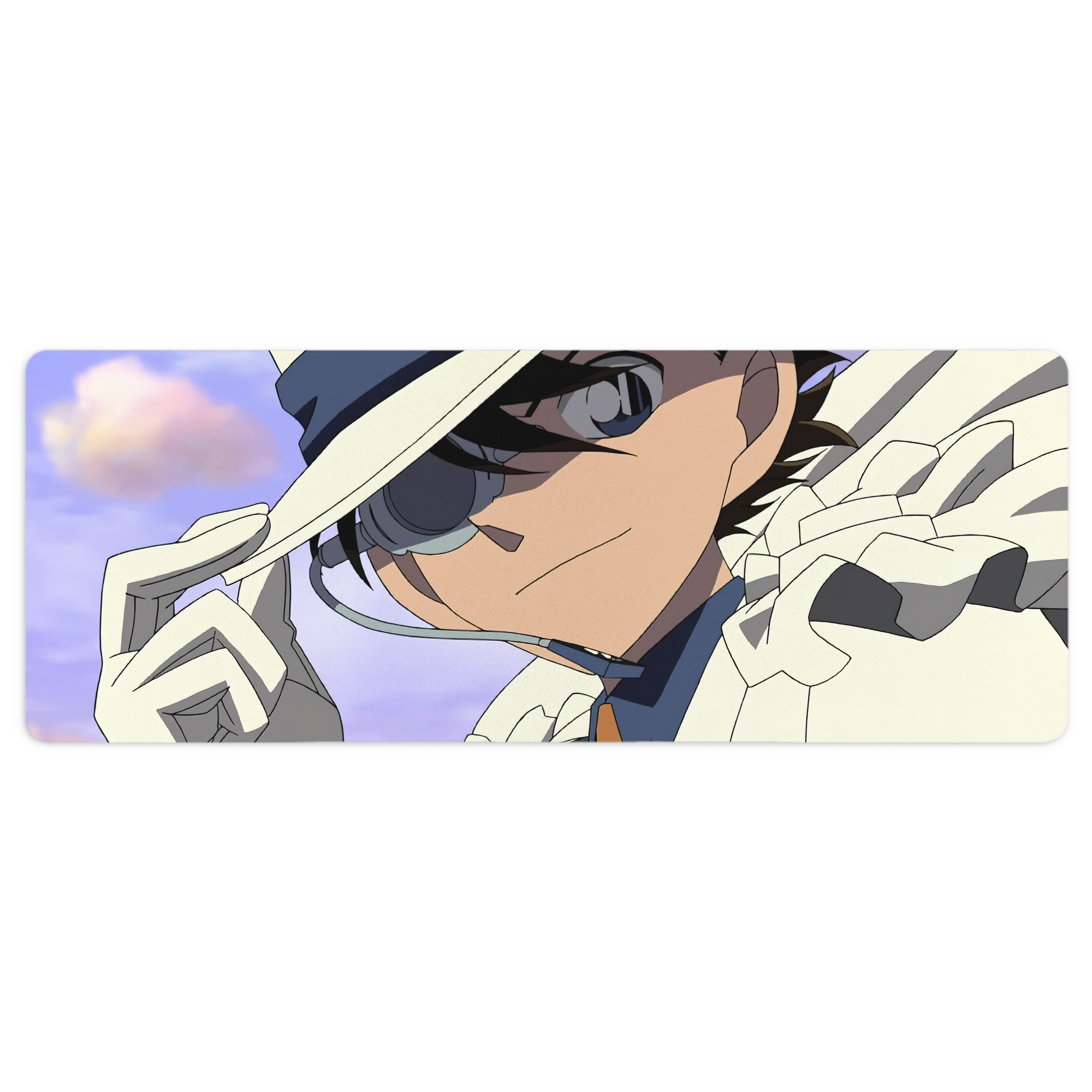 （画像用） 名探偵コナン Detective Conan ステッチ加工 大判デスクマット／滑り止めマウスパッド