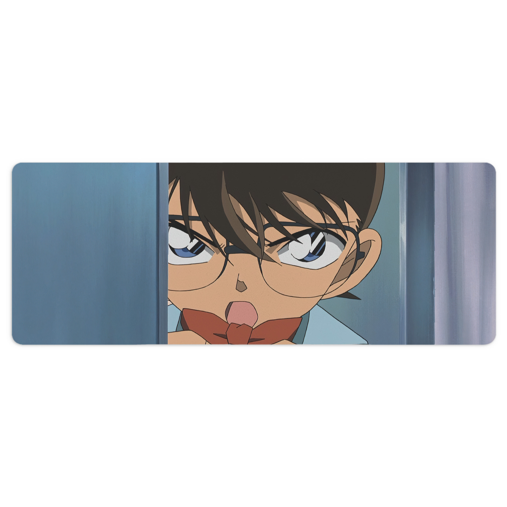 （画像用） 名探偵コナン Detective Conan ステッチ加工 大判デスクマット／滑り止めマウスパッド