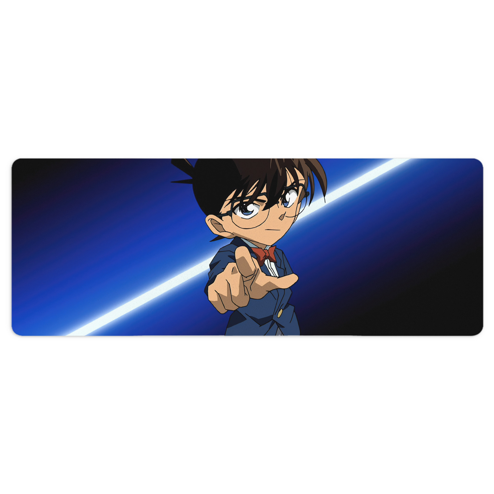 （画像用） 名探偵コナン Detective Conan ステッチ加工 大判デスクマット／滑り止めマウスパッド