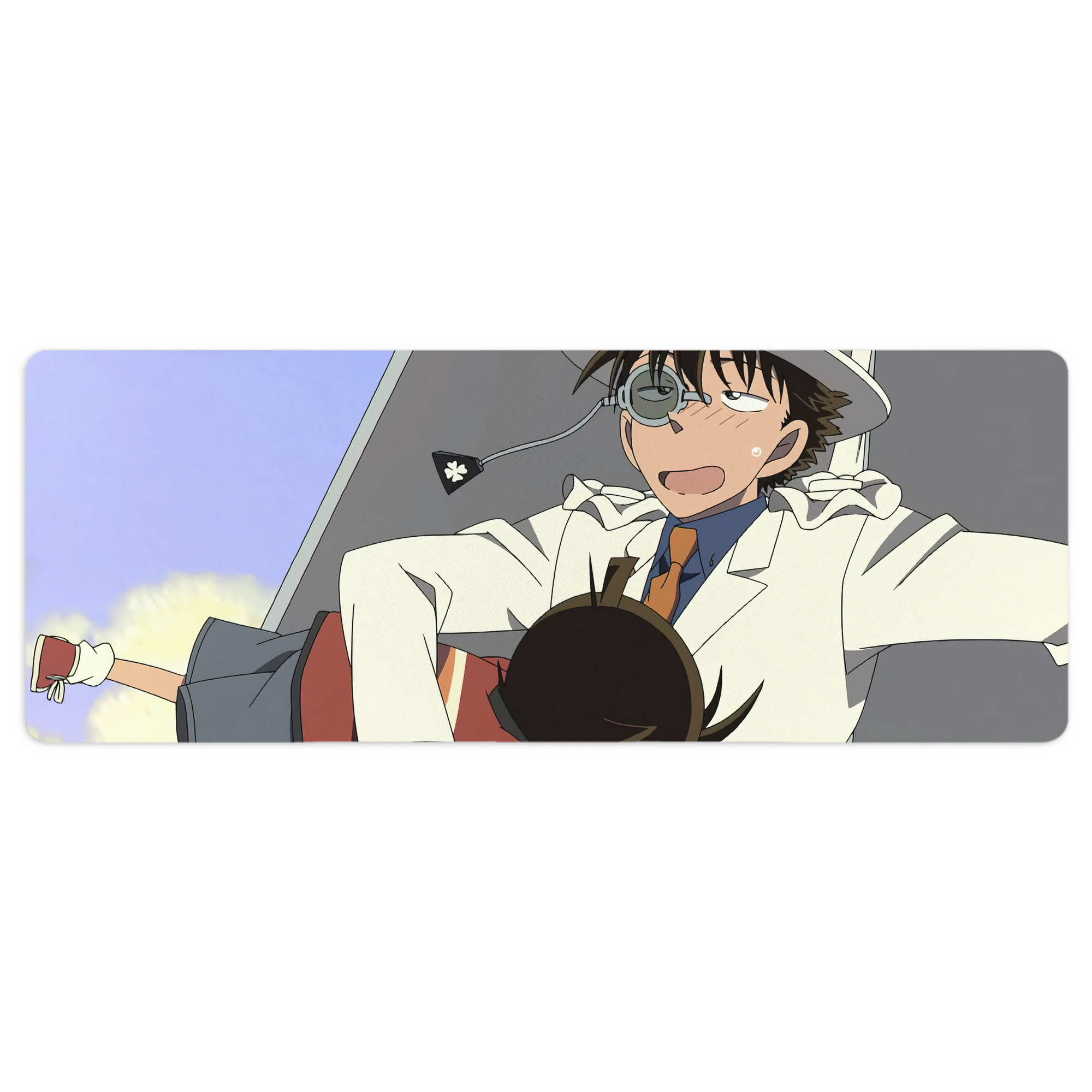（画像用） 名探偵コナン Detective Conan ステッチ加工 大判デスクマット／滑り止めマウスパッド