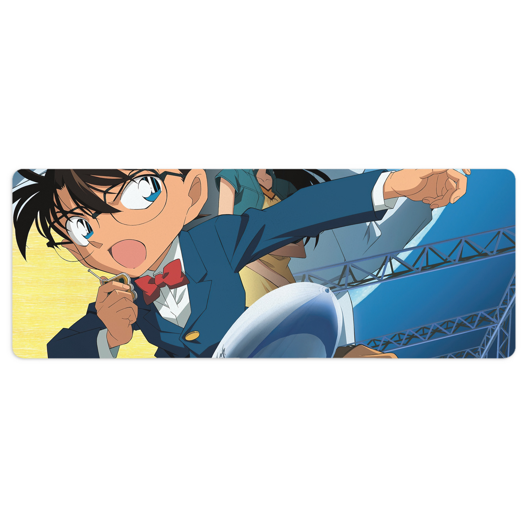（画像用） 名探偵コナン Detective Conan ステッチ加工 大判デスクマット／滑り止めマウスパッド