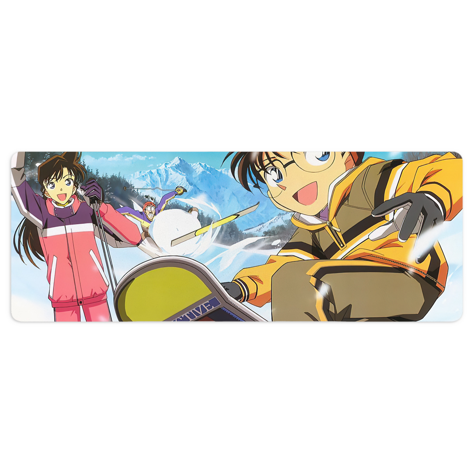 （画像用） 名探偵コナン Detective Conan ステッチ加工 大判デスクマット／滑り止めマウスパッド