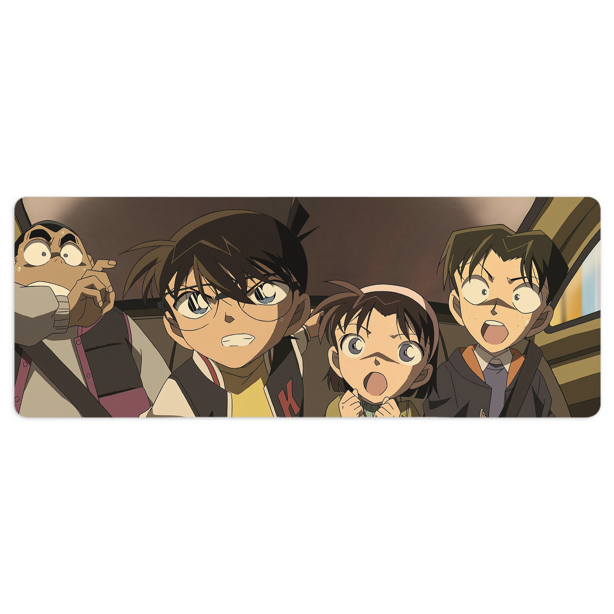 （画像用） 名探偵コナン Detective Conan ステッチ加工 大判デスクマット／滑り止めマウスパッド