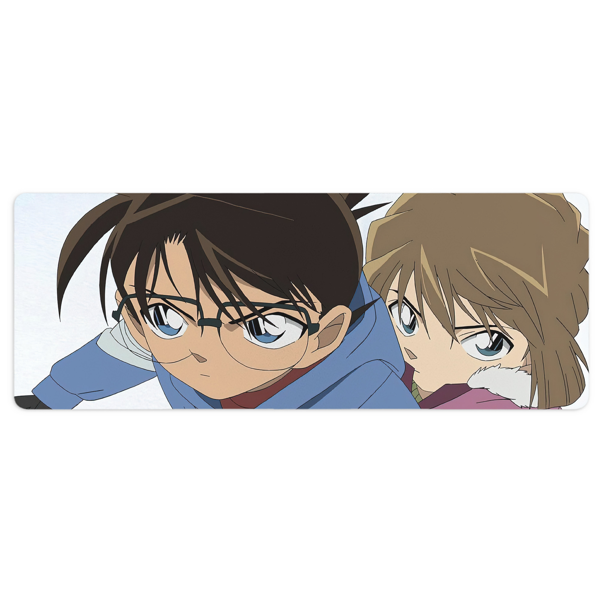 （画像用） 名探偵コナン Detective Conan ステッチ加工 大判デスクマット／滑り止めマウスパッド