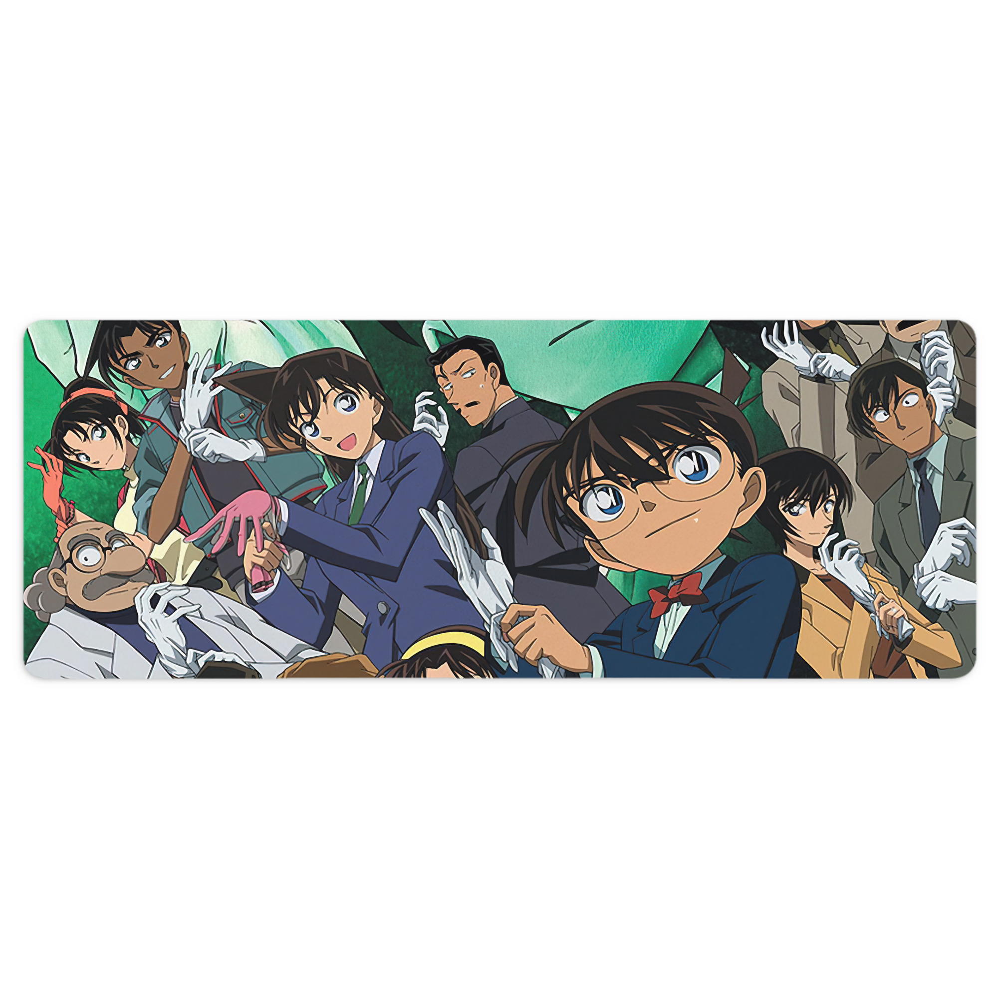 （画像用） 名探偵コナン Detective Conan ステッチ加工 大判デスクマット／滑り止めマウスパッド