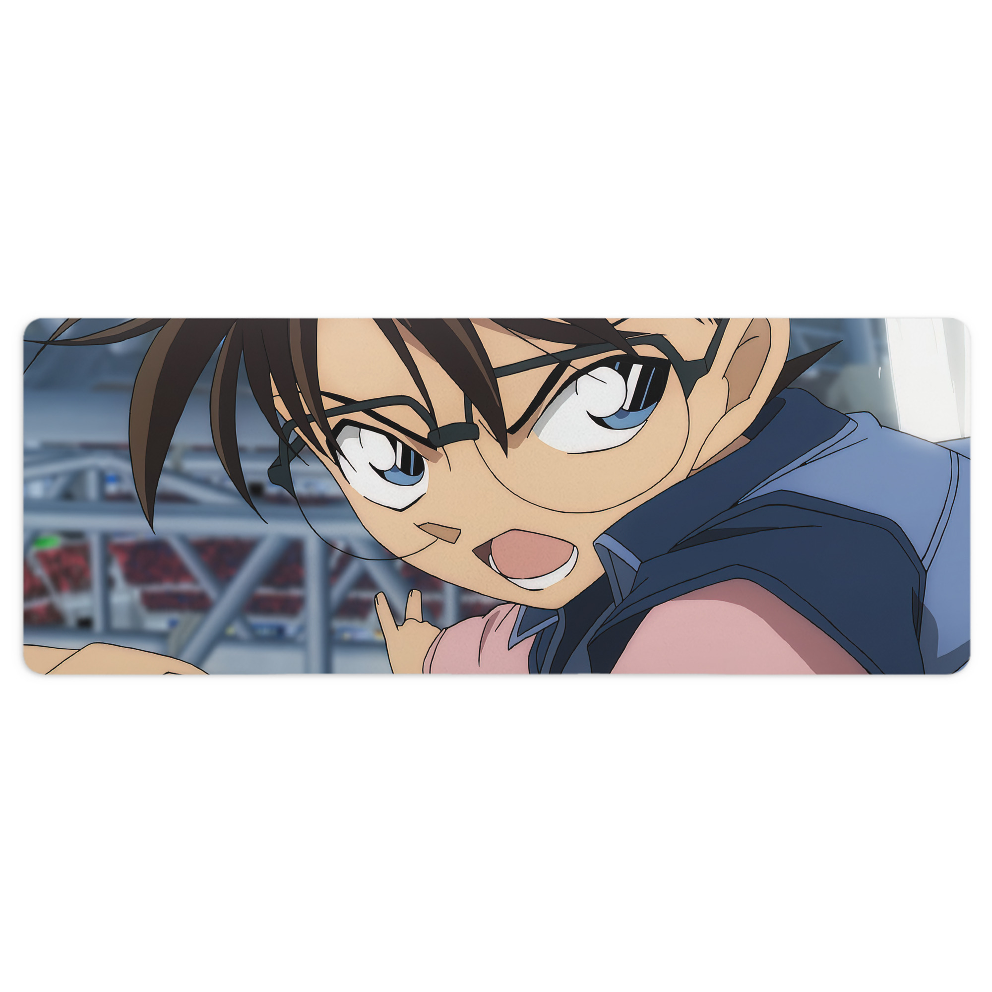 （画像用） 名探偵コナン Detective Conan ステッチ加工 大判デスクマット／滑り止めマウスパッド