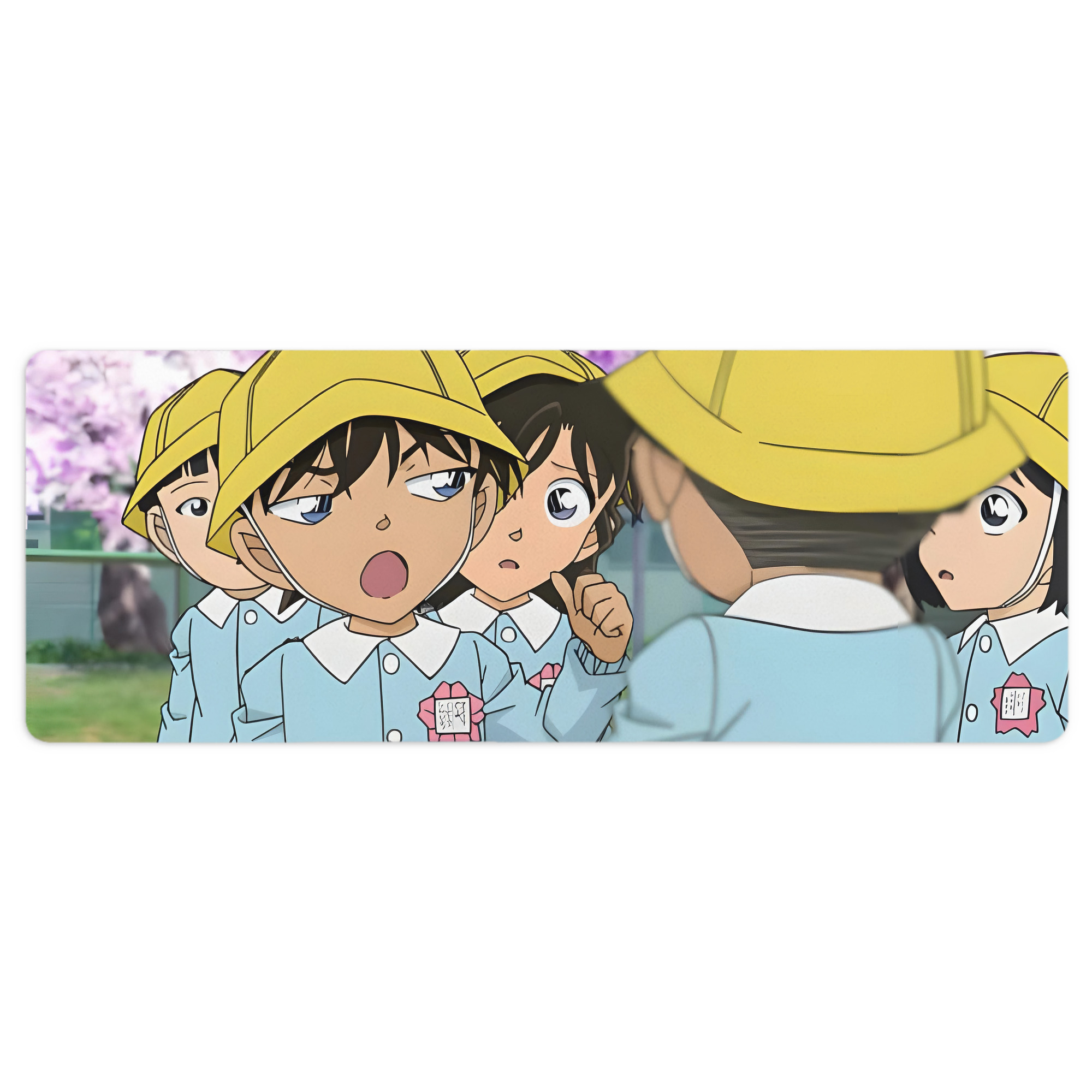 （画像用） 名探偵コナン Detective Conan ステッチ加工 大判デスクマット／滑り止めマウスパッド