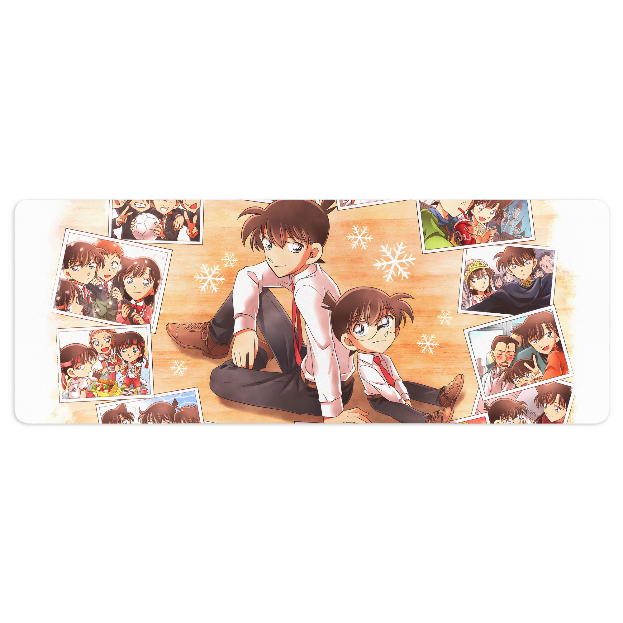 （画像用） 名探偵コナン Detective Conan ステッチ加工 大判デスクマット／滑り止めマウスパッド
