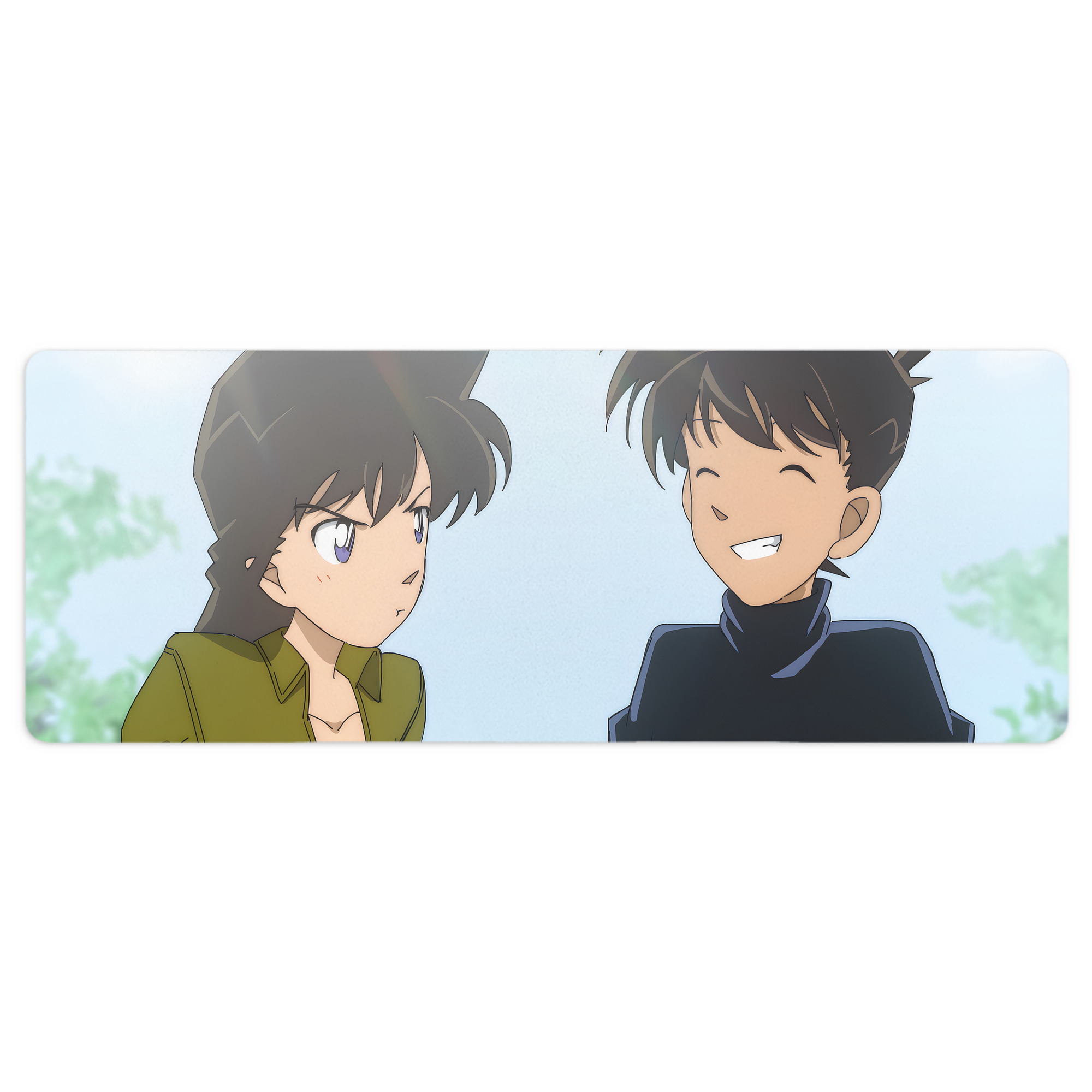 （画像用） 名探偵コナン Detective Conan ステッチ加工 大判デスクマット／滑り止めマウスパッド