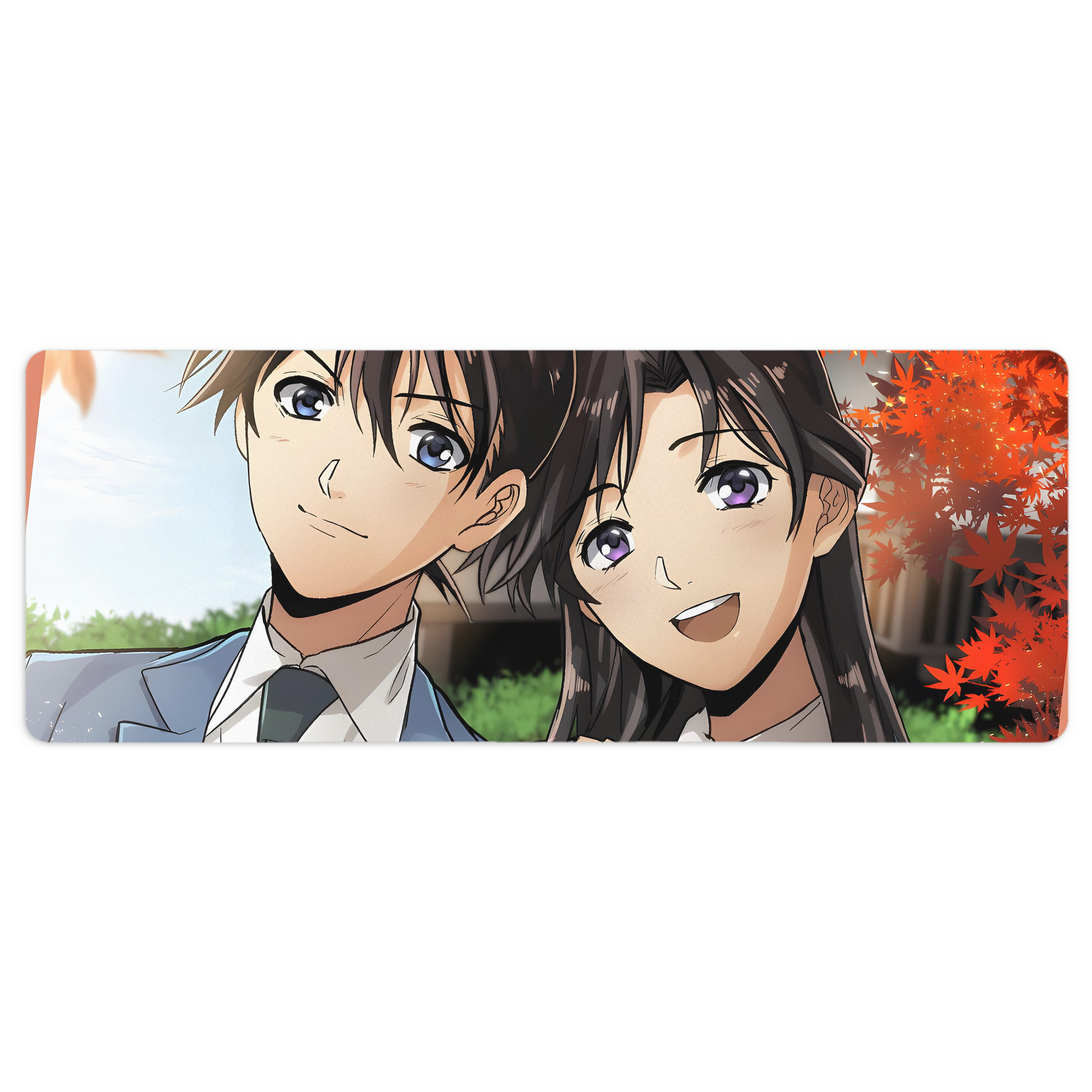 （画像用） 名探偵コナン Detective Conan ステッチ加工 大判デスクマット／滑り止めマウスパッド