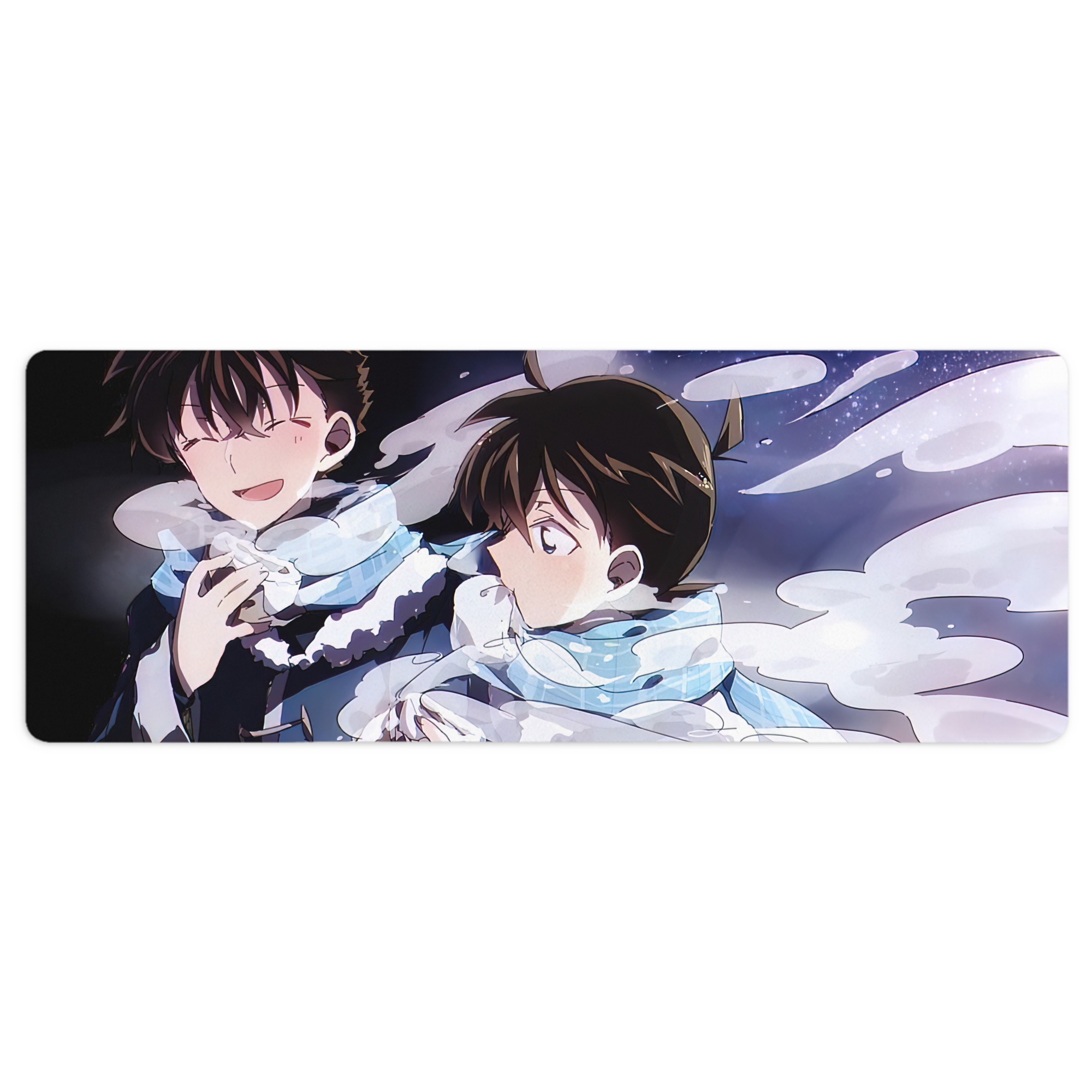（画像用） 名探偵コナン Detective Conan ステッチ加工 大判デスクマット／滑り止めマウスパッド